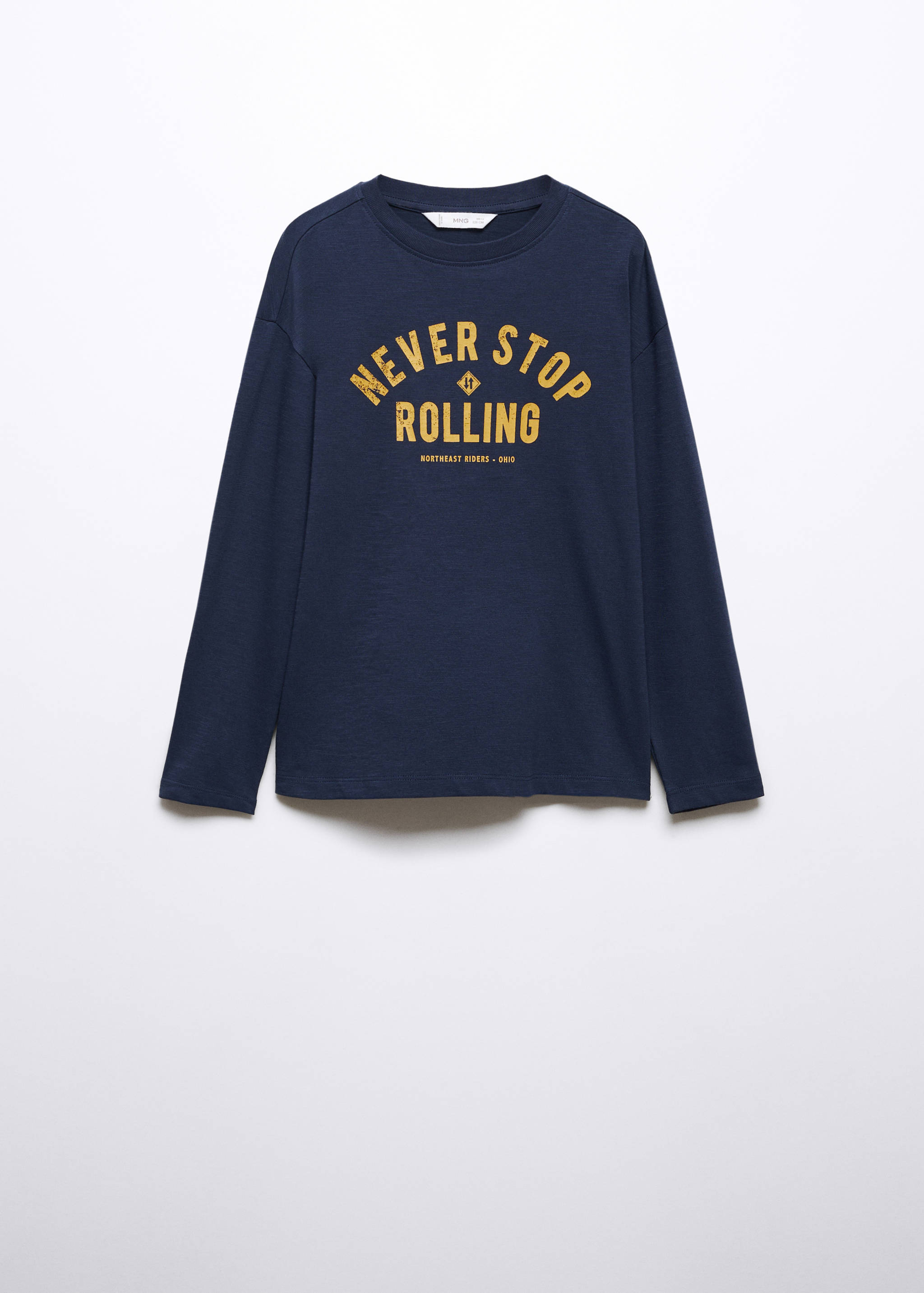 Tričko s dlouhým potištěným rukávem - Zboží bez modelu