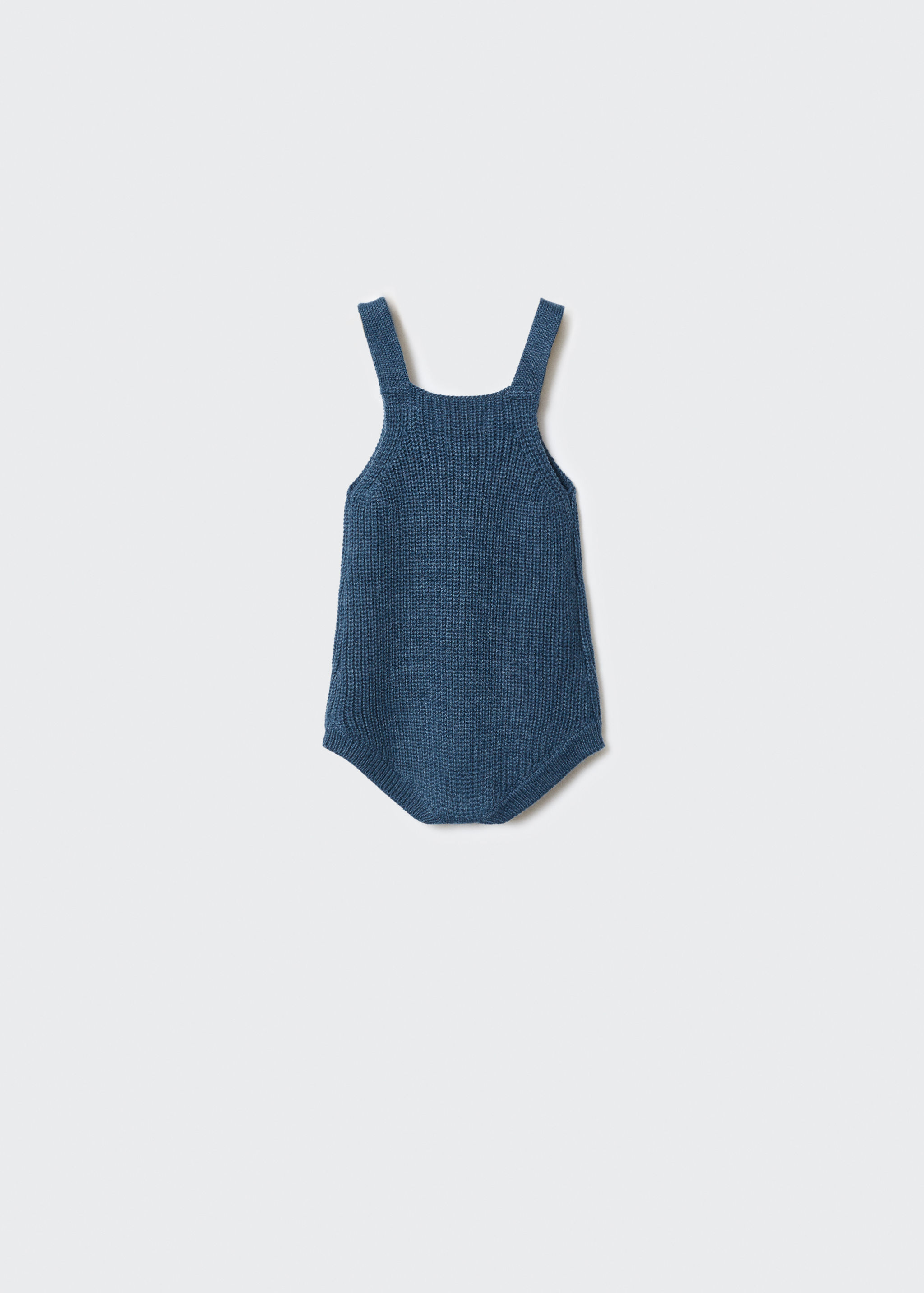 Cotton-knit romper - Reverse of the article