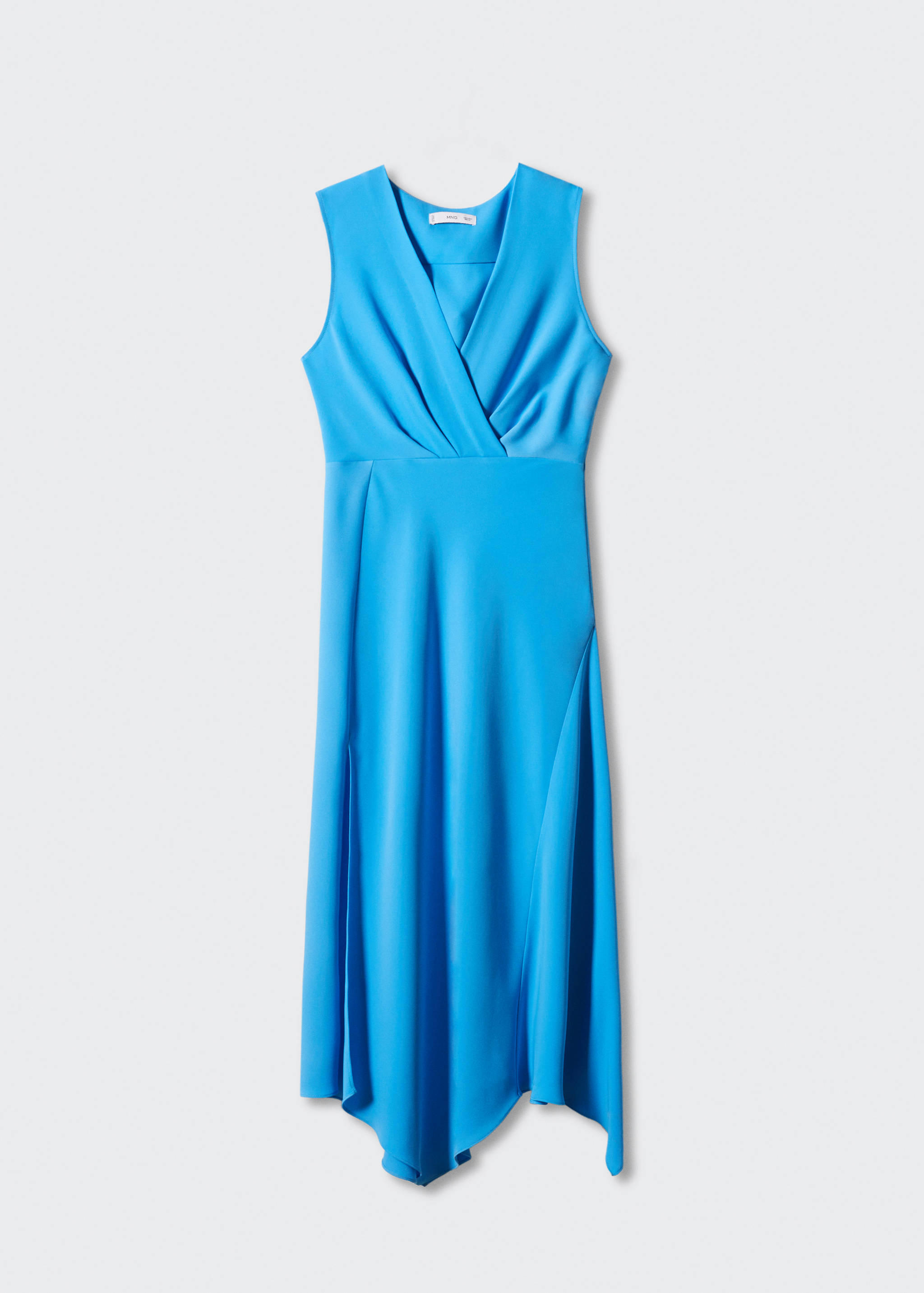Vestido assimétrico com abertura lateral - Artigo sem modelo
