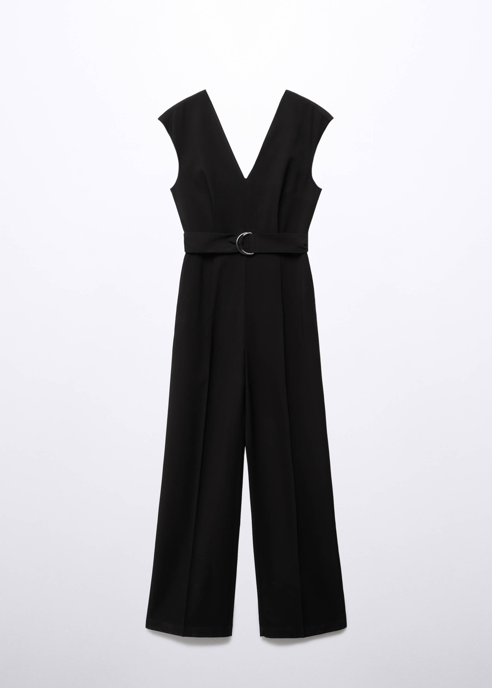 V-neck jumpsuit with belt - Women | MANGO OUTLET USA