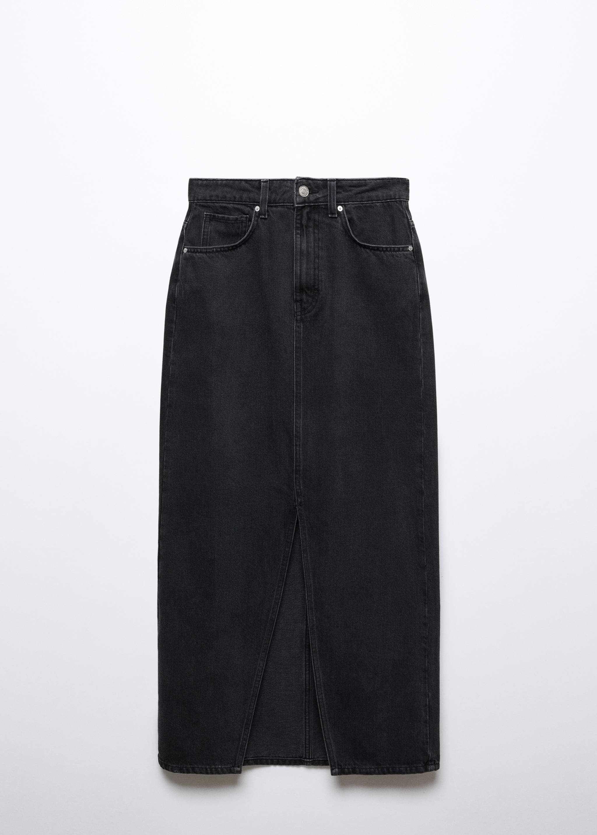 Slit denim skirt - Article without model