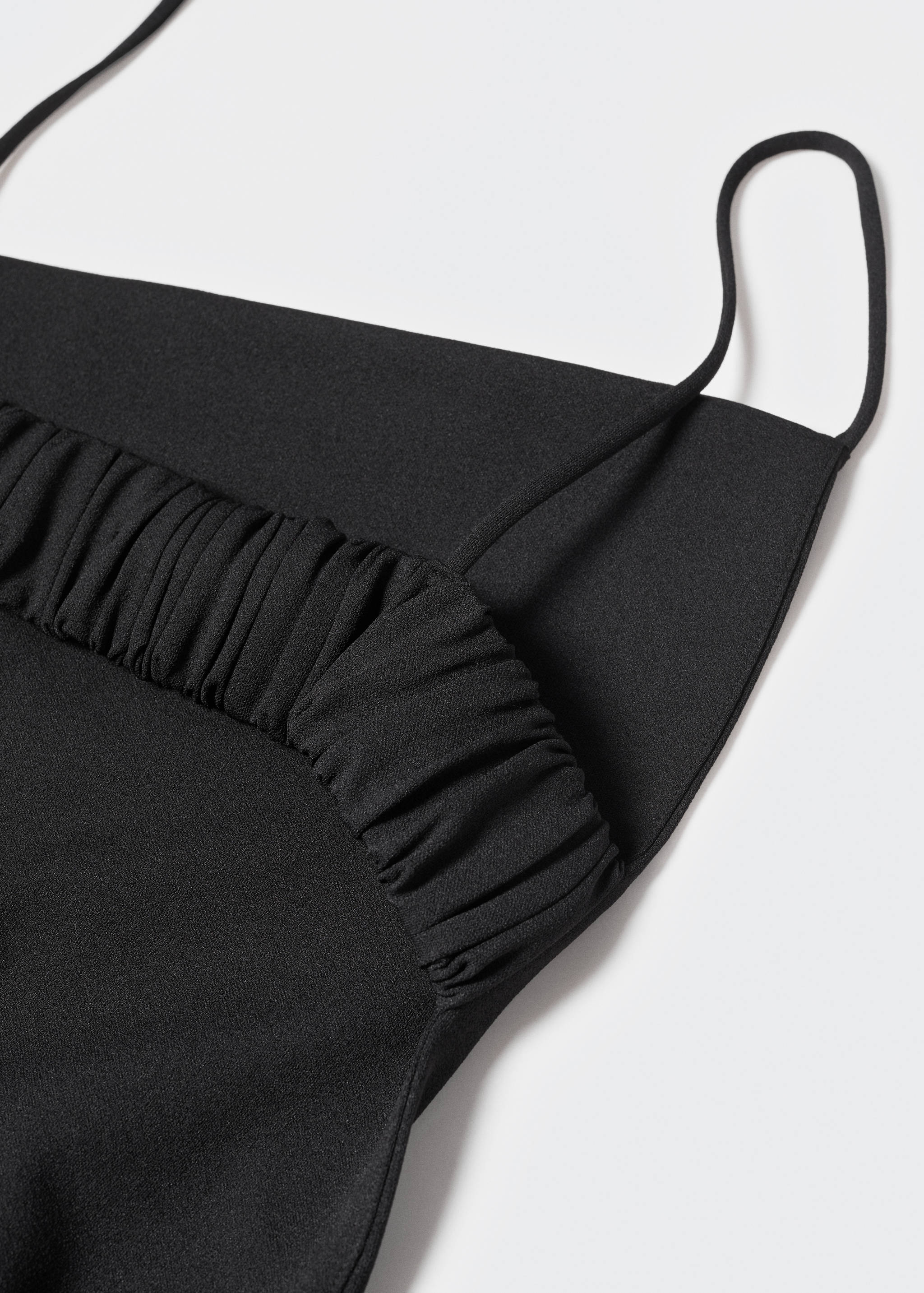 Asymmetrical dress with side slit - Details of the article 8