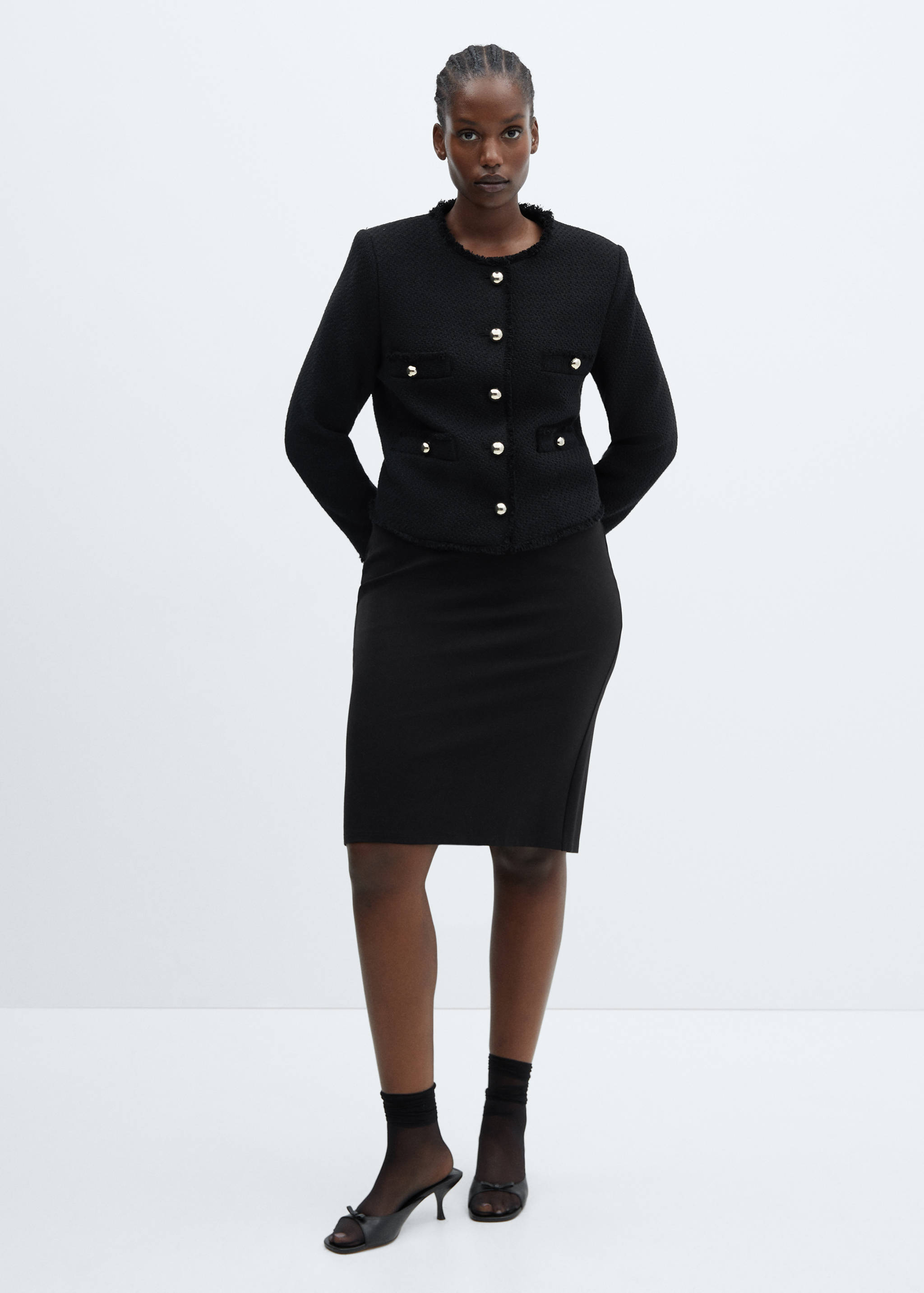 Jupe crayon fendue - Détail de l'article 3