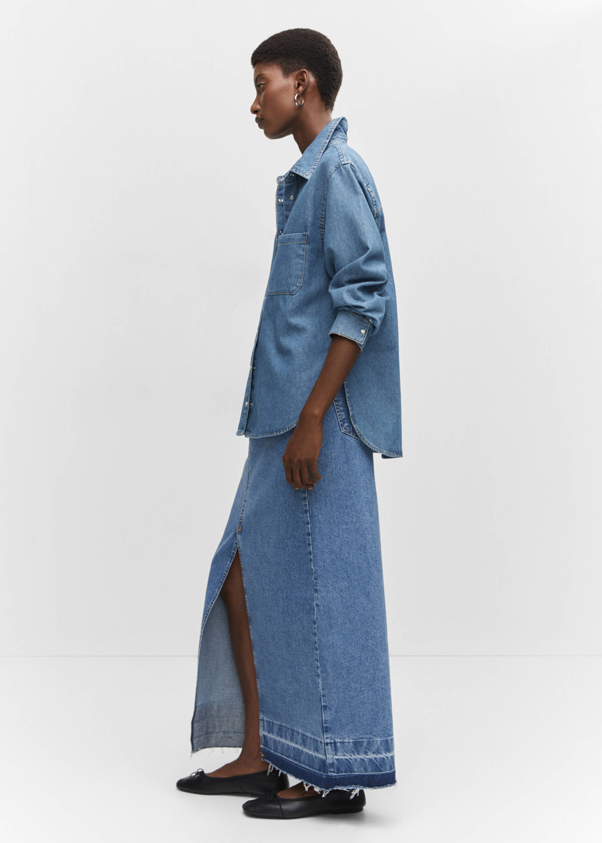 Jeanshemd mit Tasche - Detail des Artikels 6