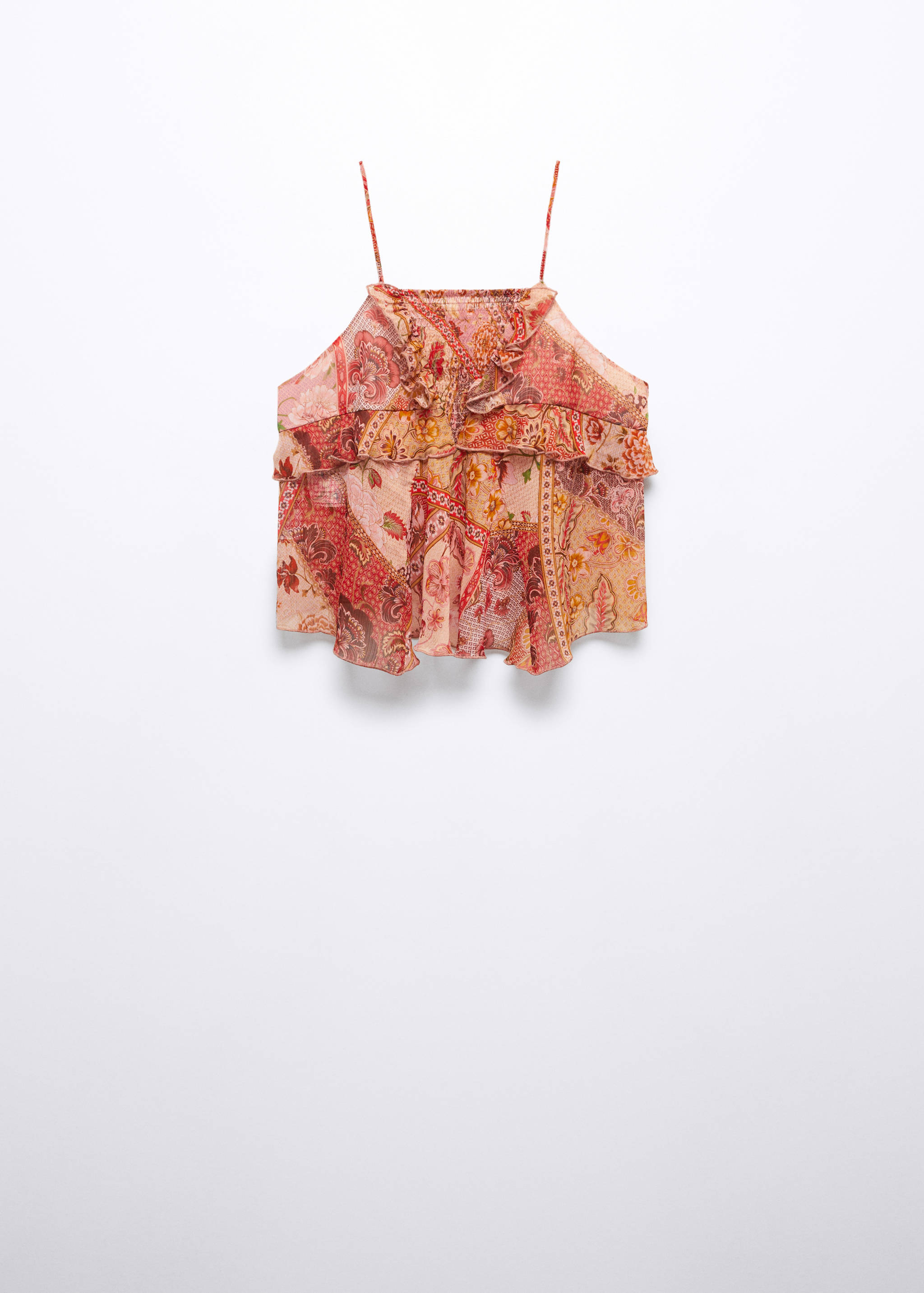 Printed chiffon top - Article without model