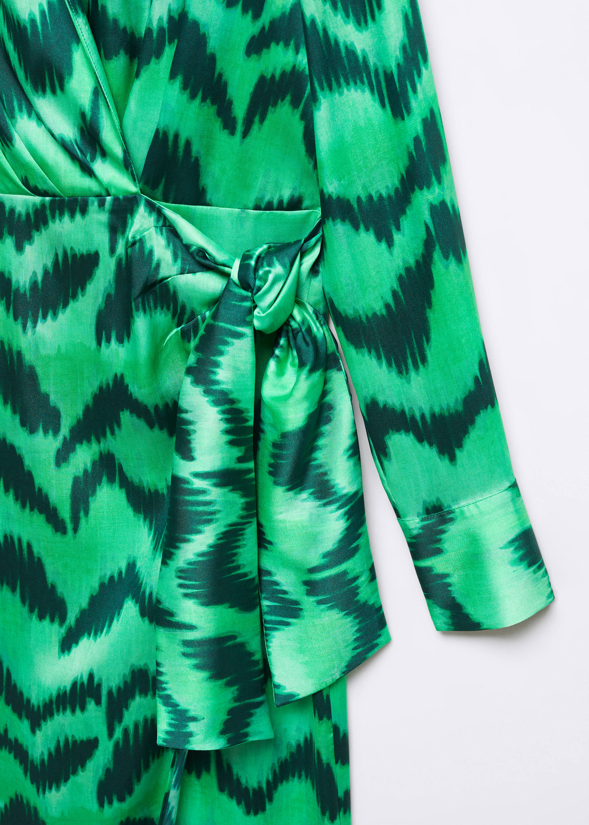 Szatén, mintás ingruha  - A termék adatai 8