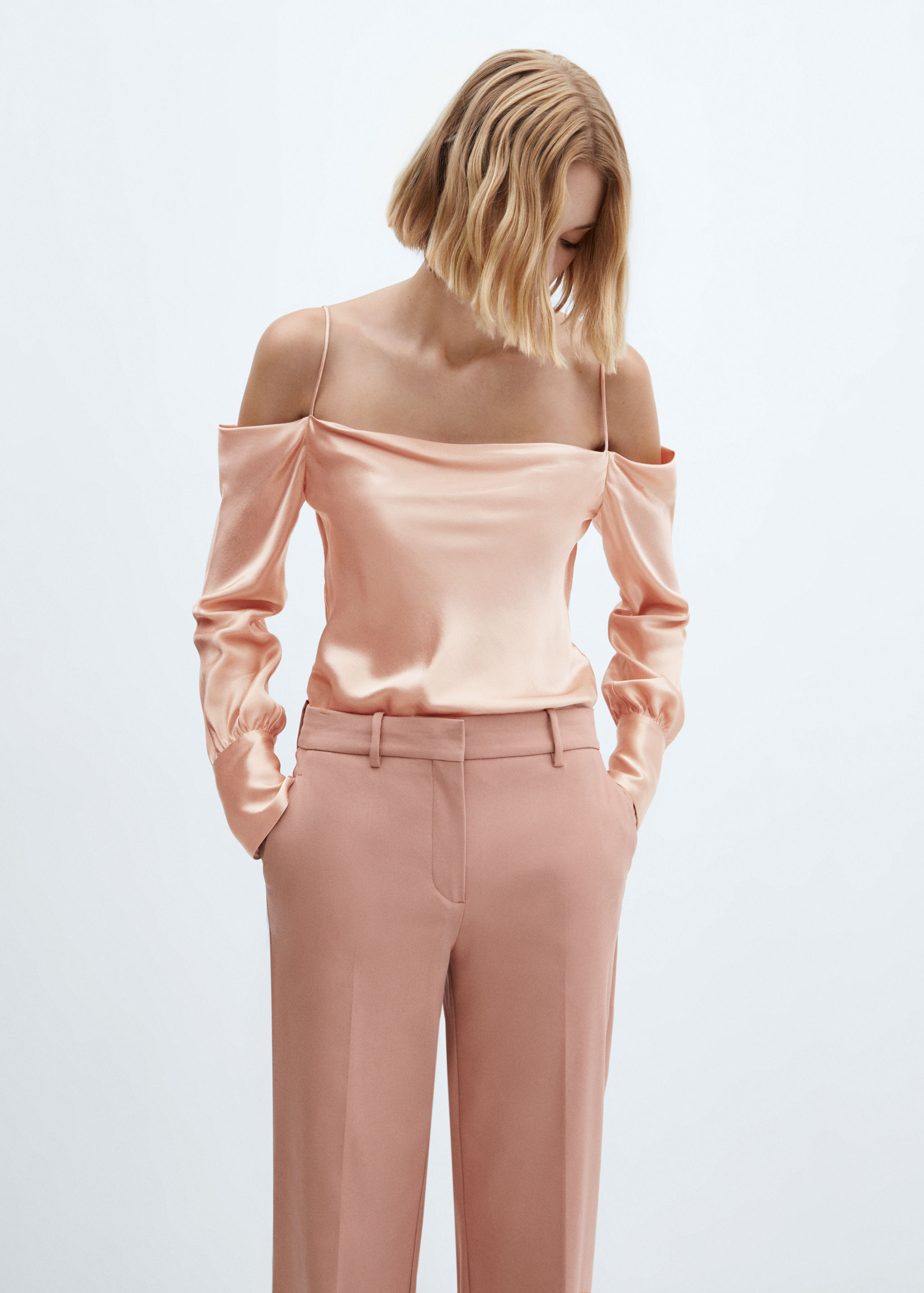Pantalons rectes tir alt - Detall de l'article 1