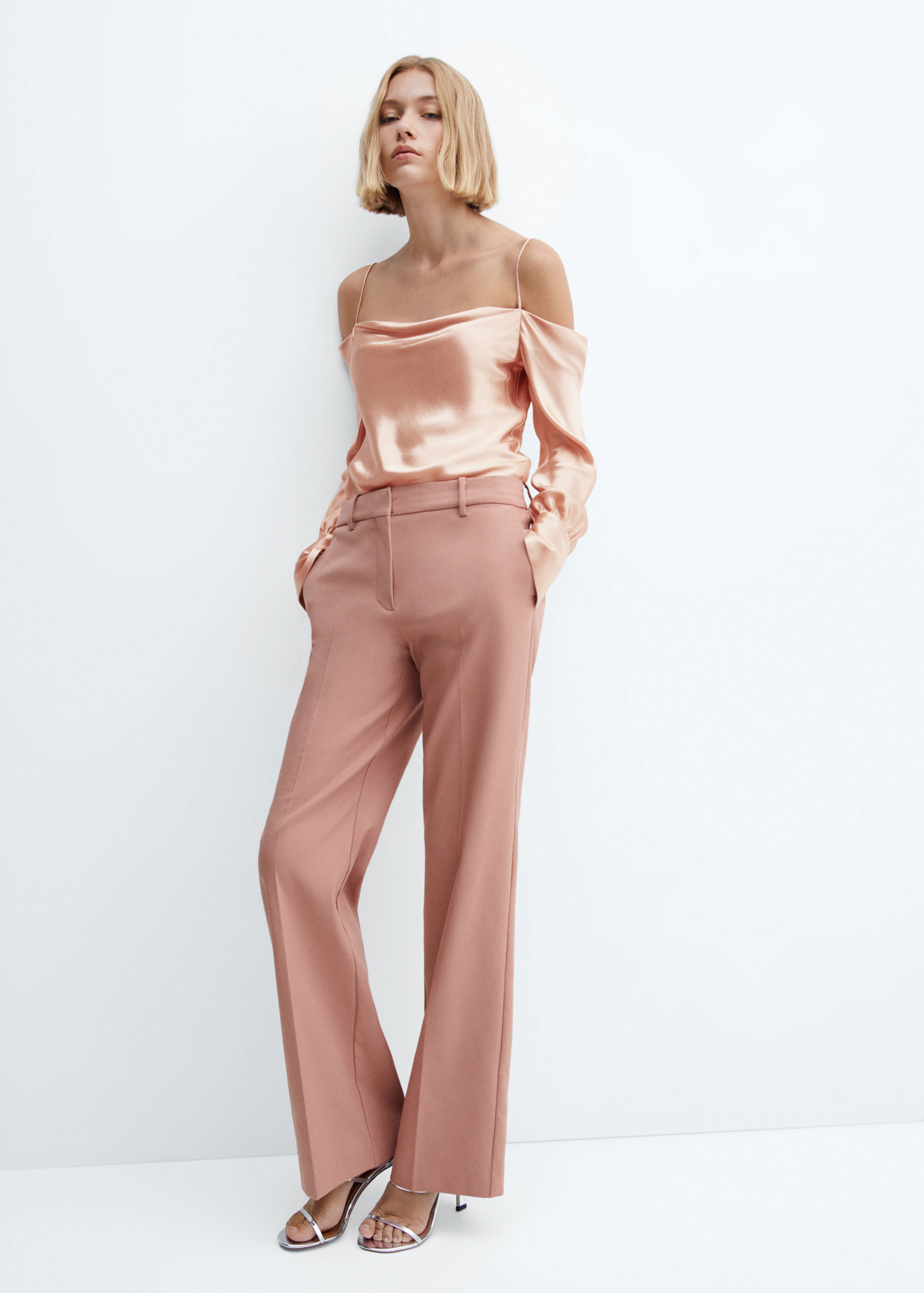 Pantalons rectes tir alt - Detall de l'article 2
