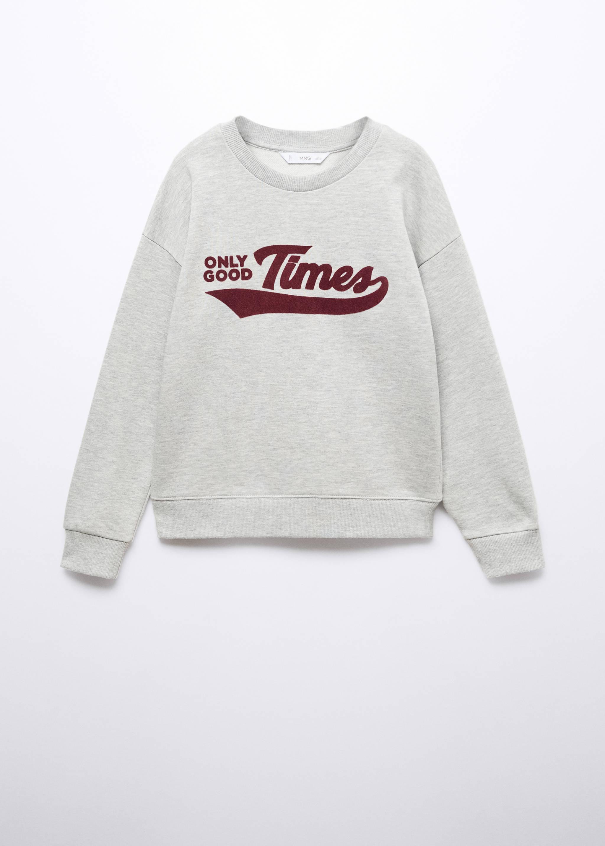 Bedrukt katoenen sweatshirt - Artikel zonder model