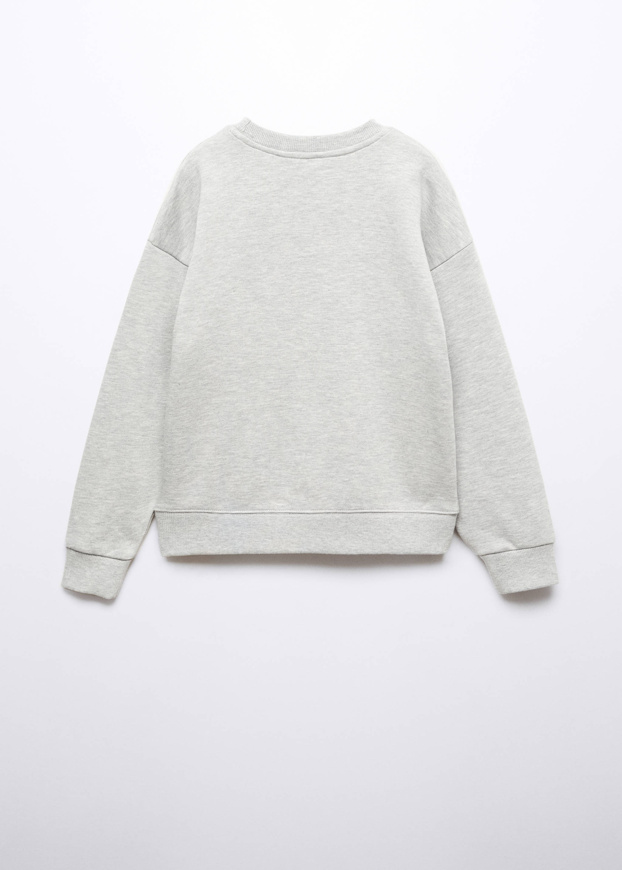 Bedrukt katoenen sweatshirt - Achterkant van het artikel