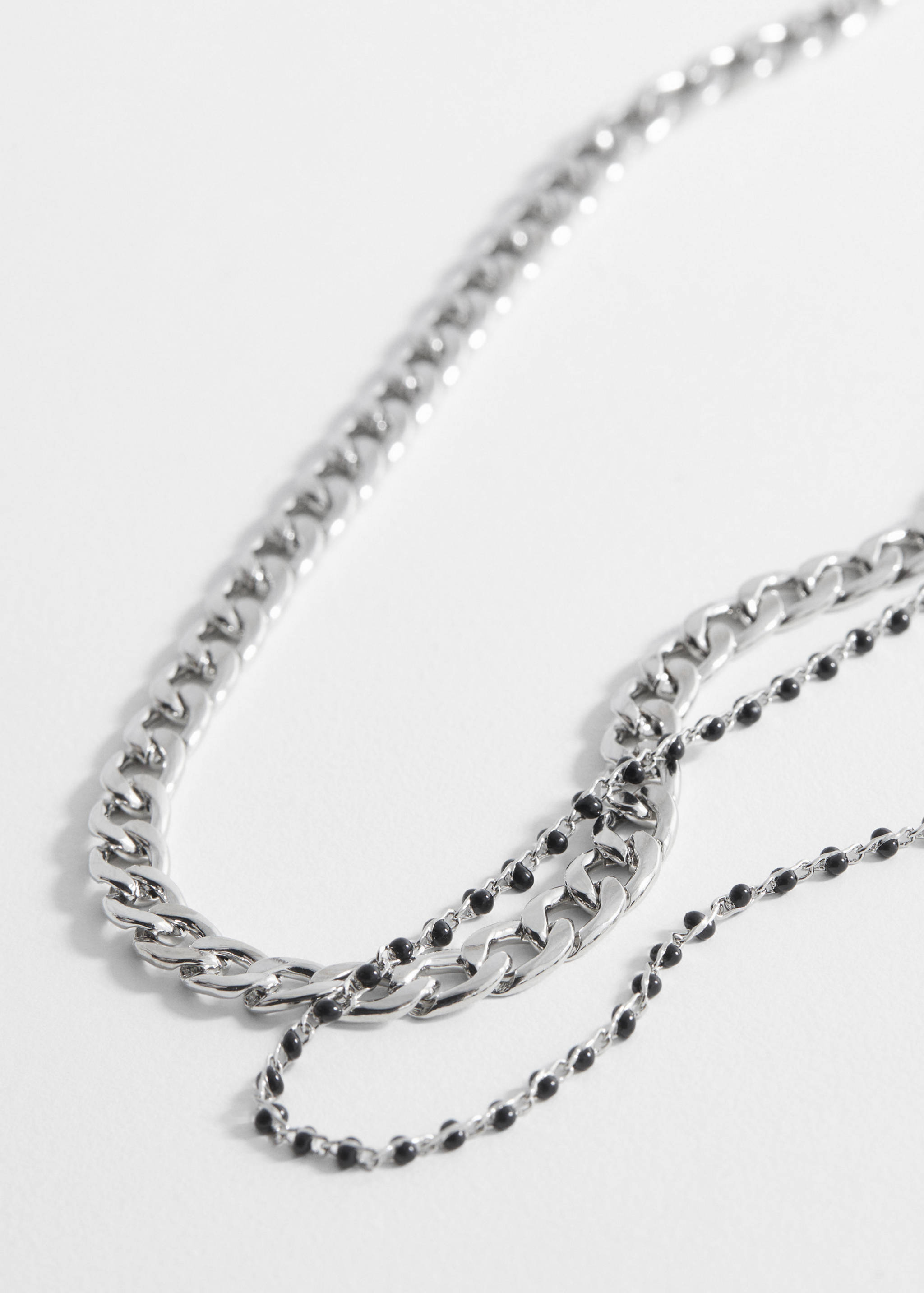 2er-Set Kombinierte Halsketten - Mittlere Ansicht