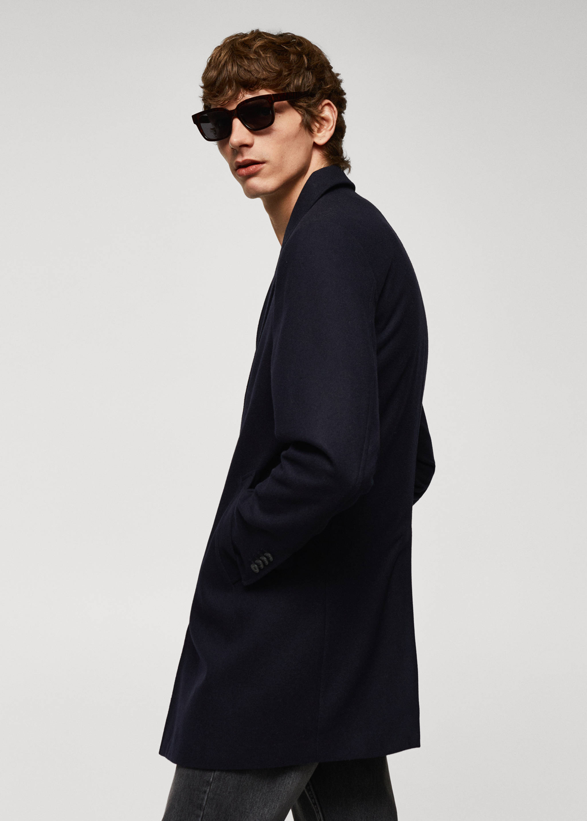 Manteau léger laine recyclée - Détail de l'article 2