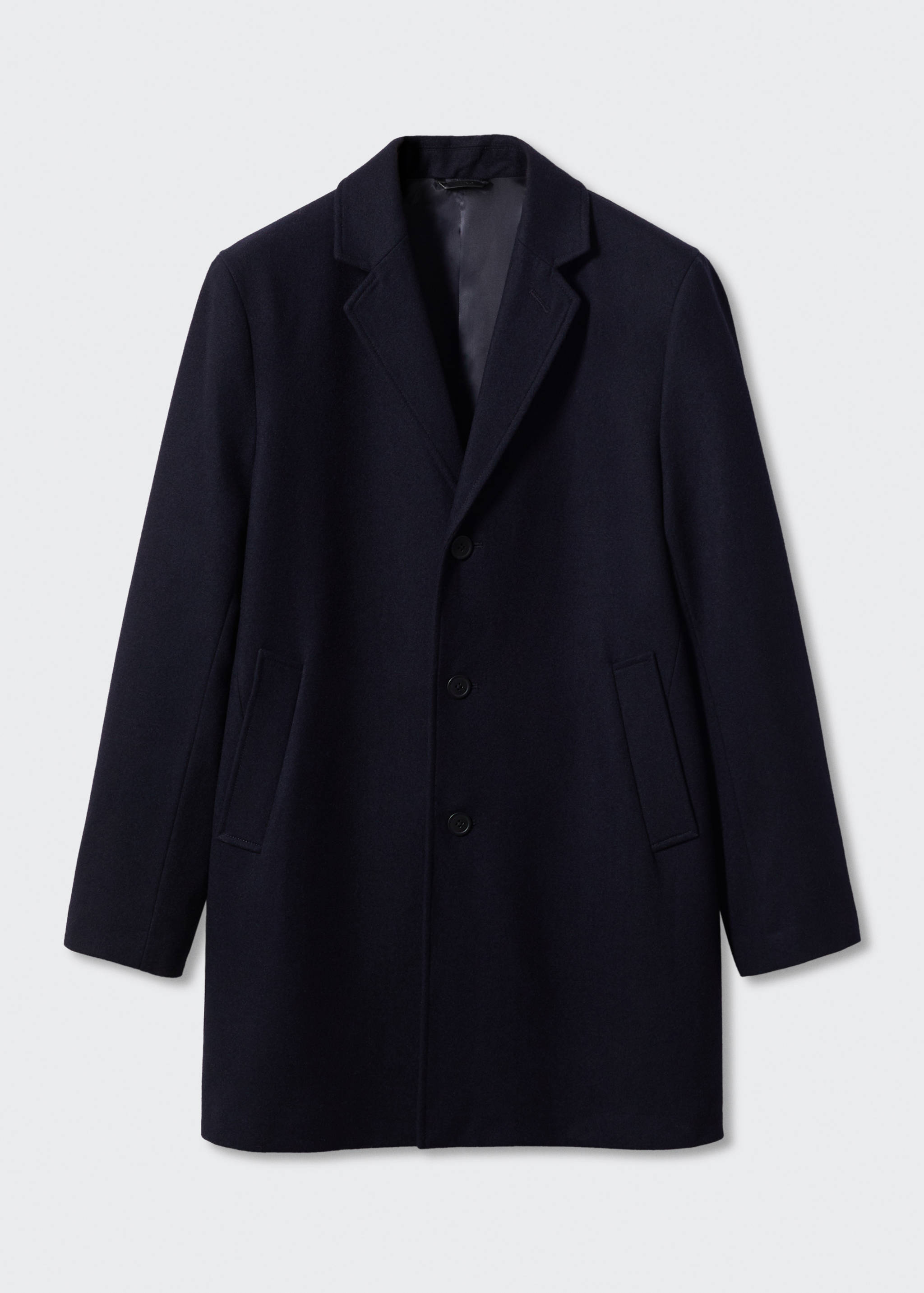 Lightweight recycled wool coat - Article without model
