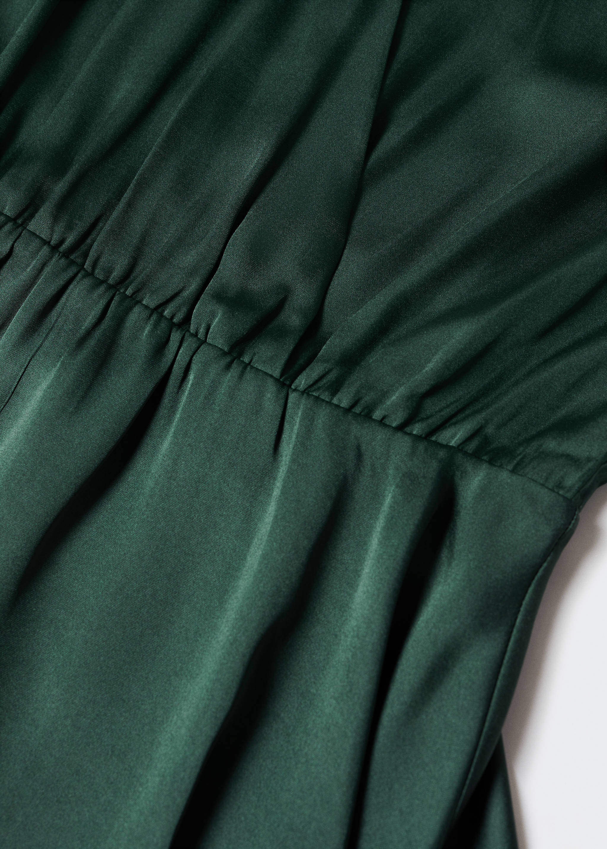 Vestido satinado cruzado - Detalle del artículo 8