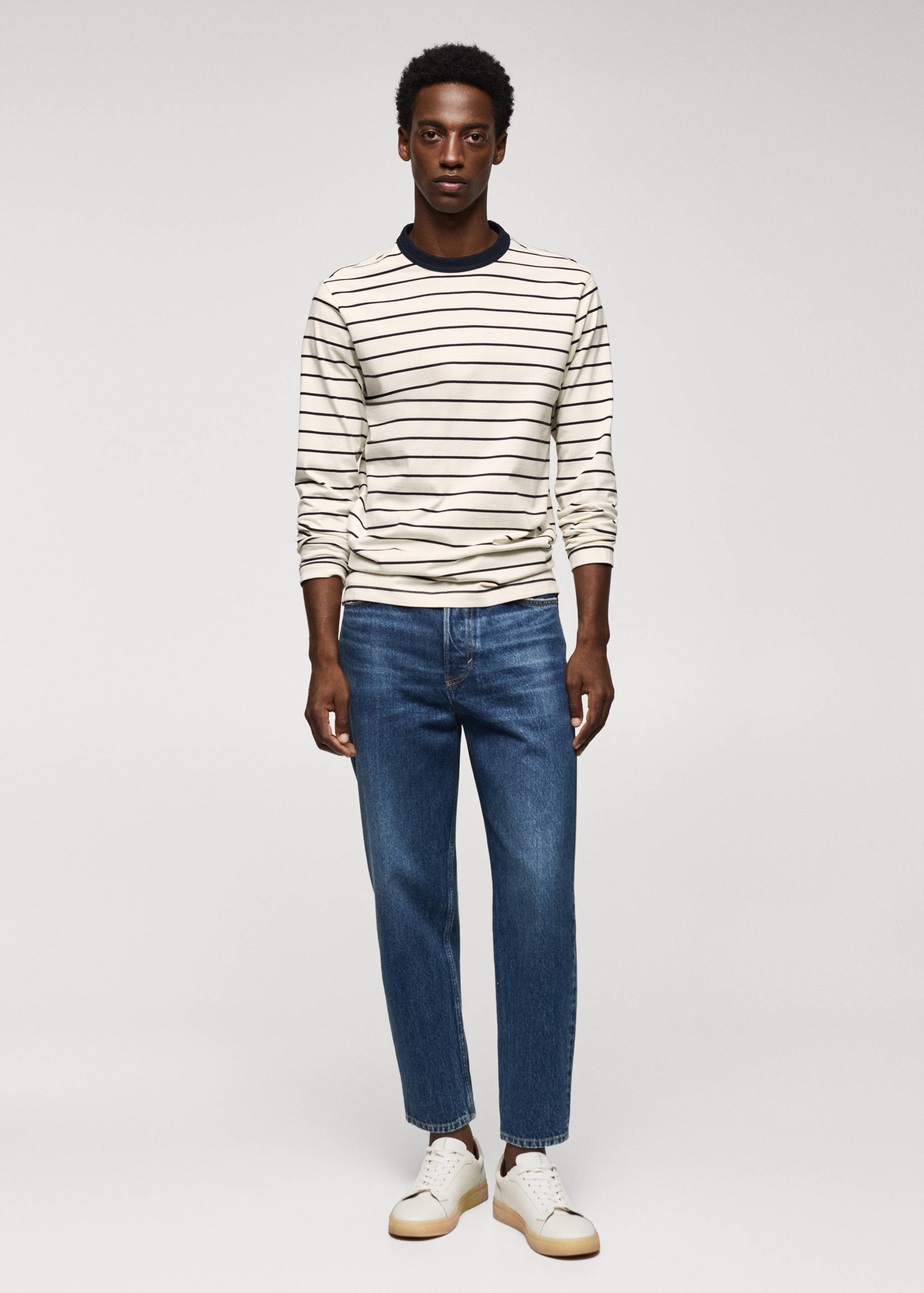 Striped long sleeves t-shirt - General plane