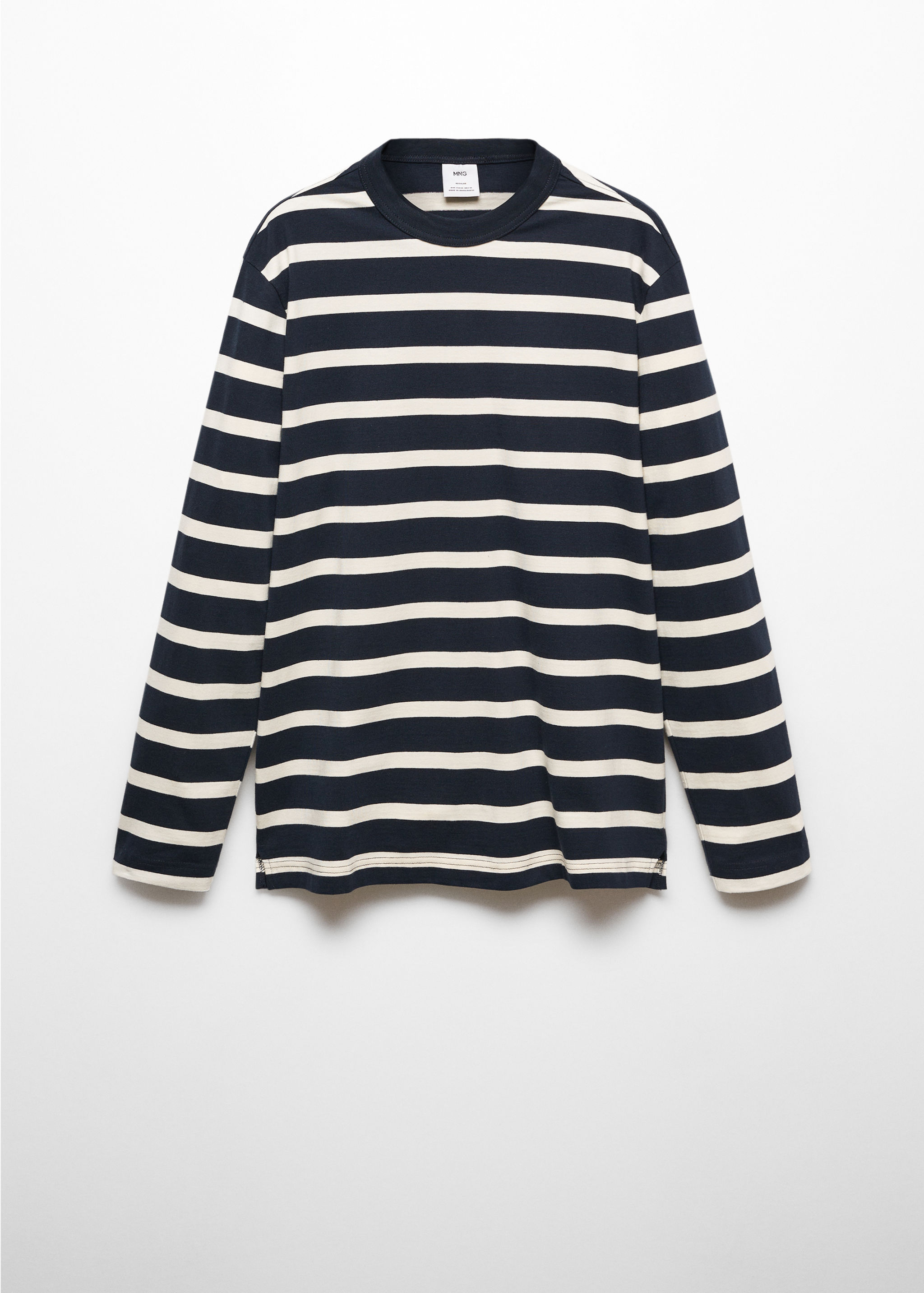 Striped long sleeves t-shirt - Article without model