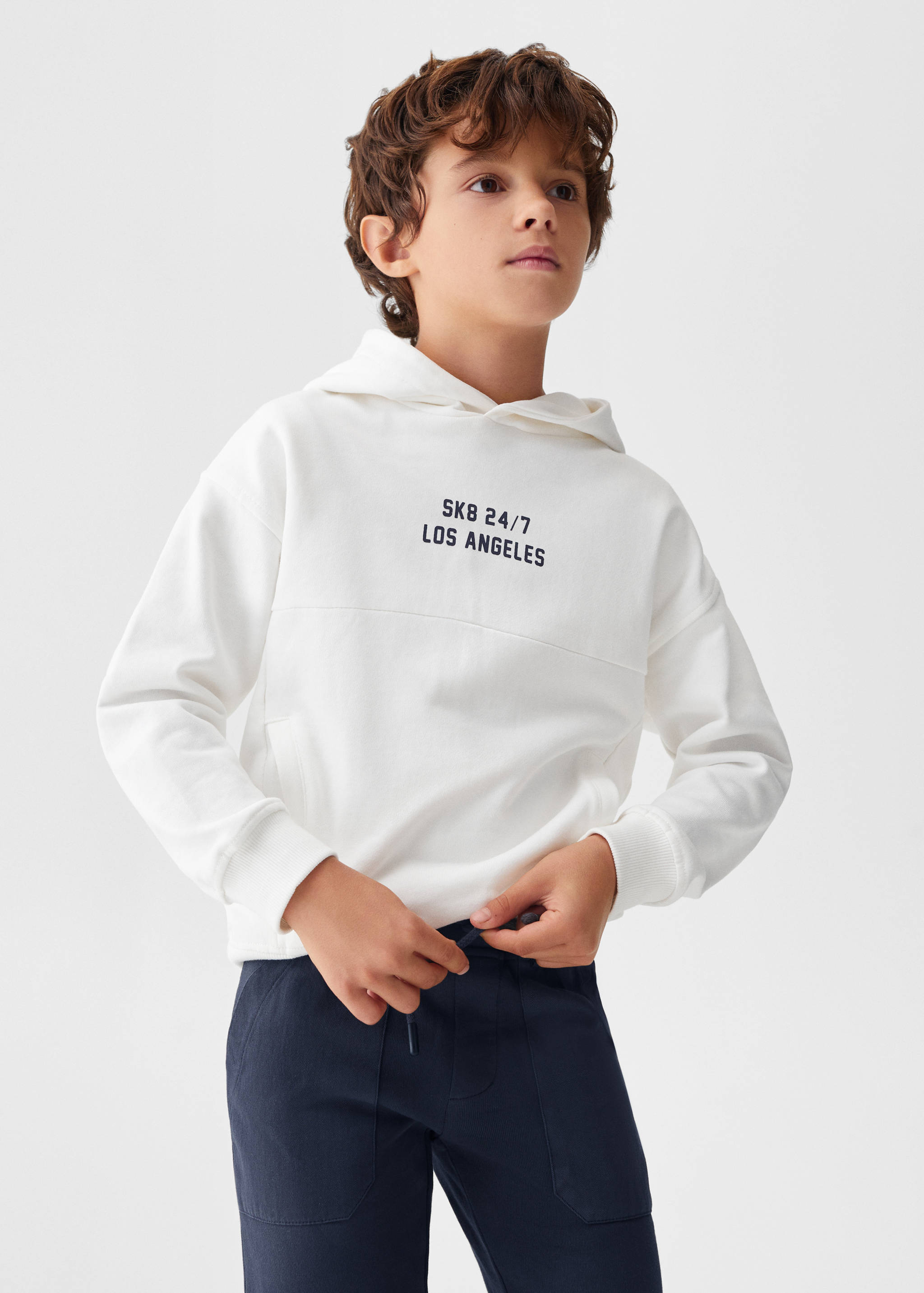 Pantalon taille élastique - Plan moyen