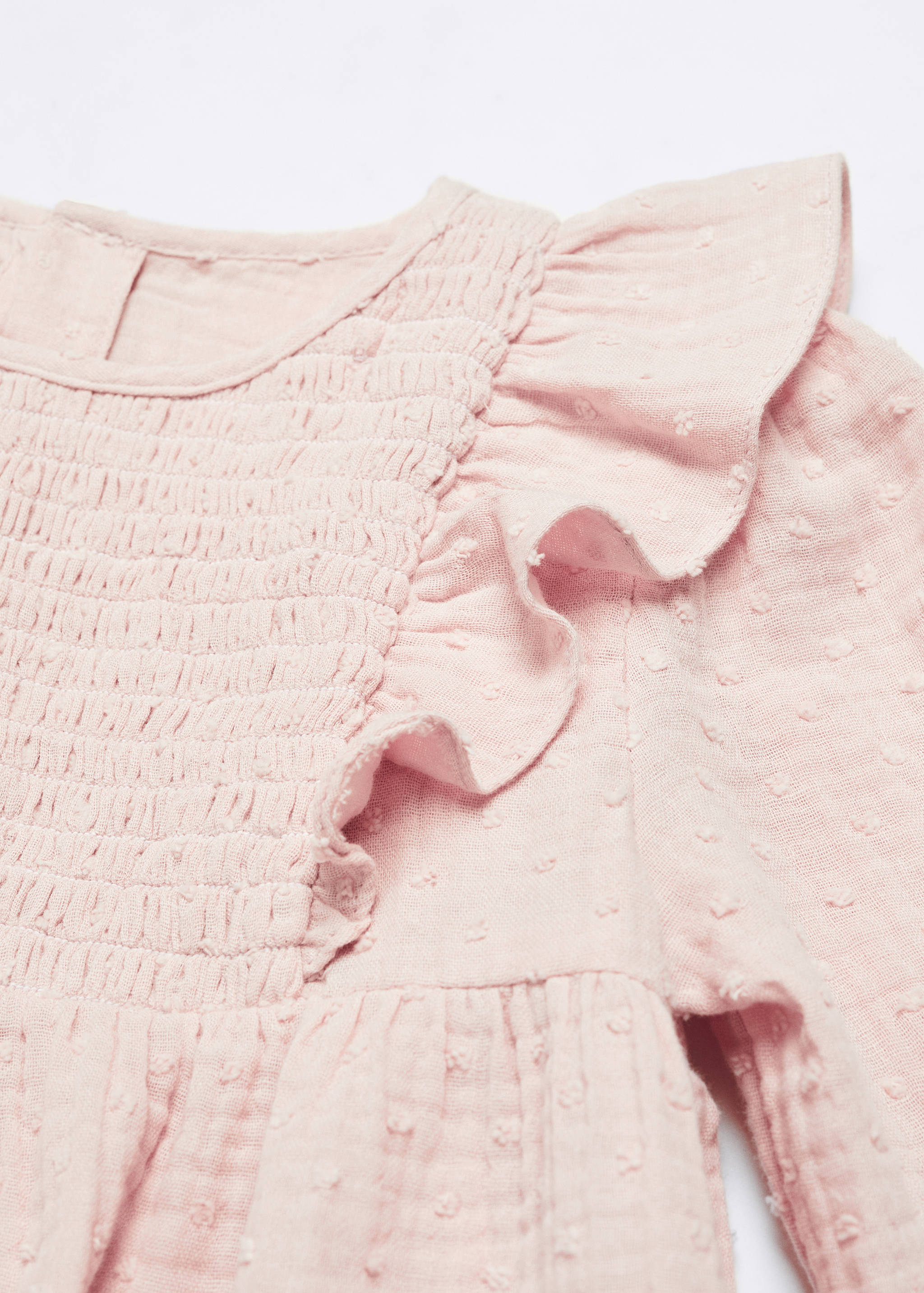 Ruffle plumeti dress - Details of the article 8