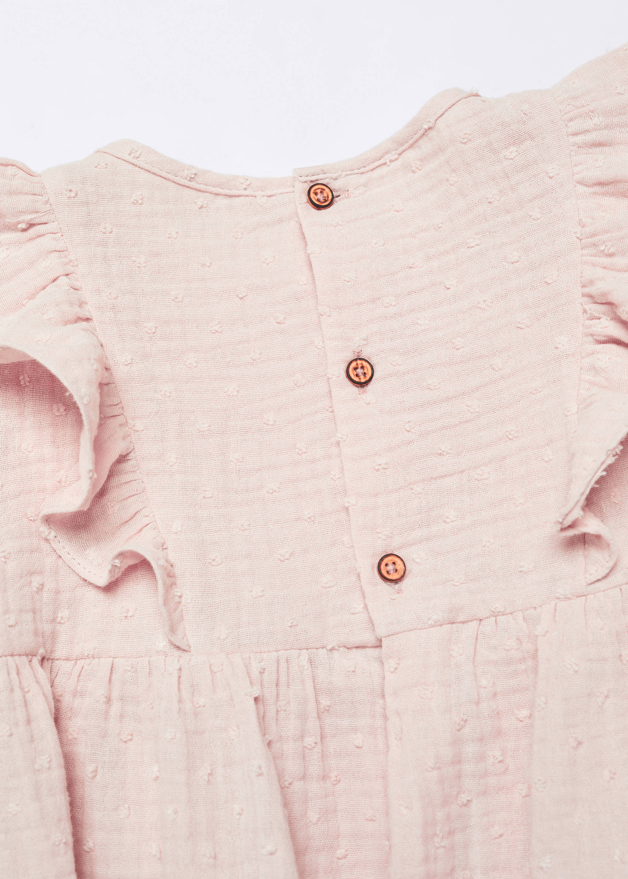 Ruffle plumeti dress - Details of the article 0