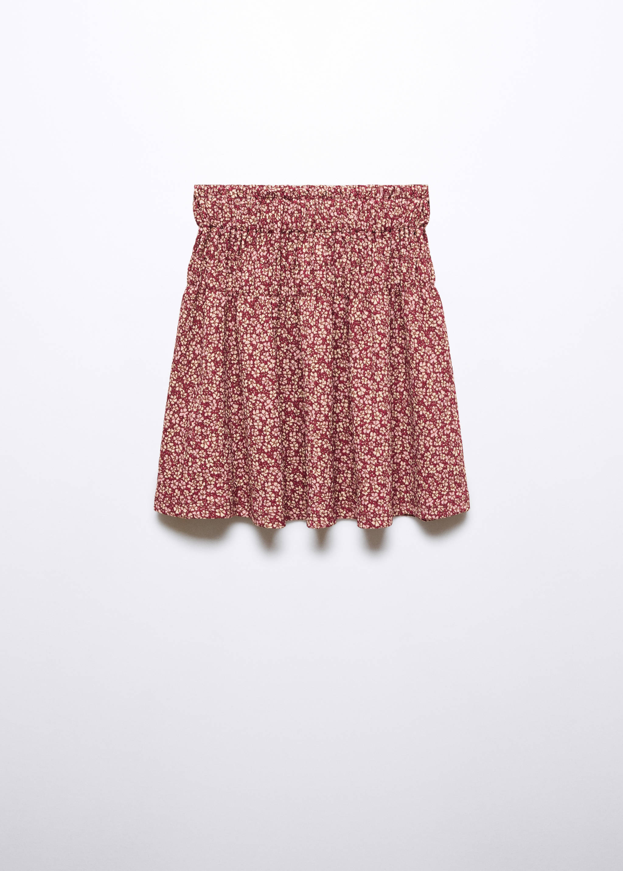 Ruffle flower print skirt - Article without model