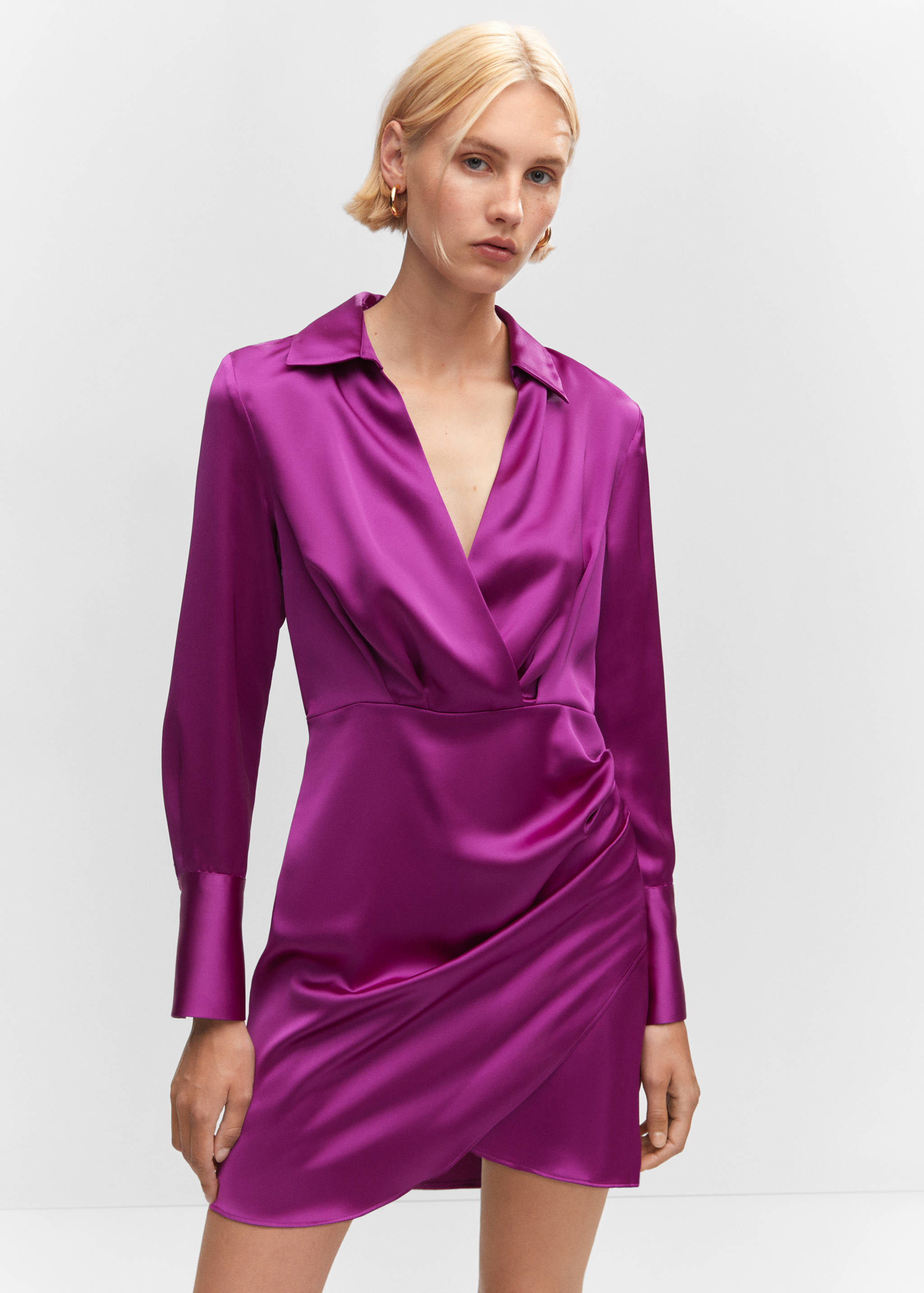 fitted lace wedding dress *Ruby Shirt Dress (Purple), Xs main image 0
