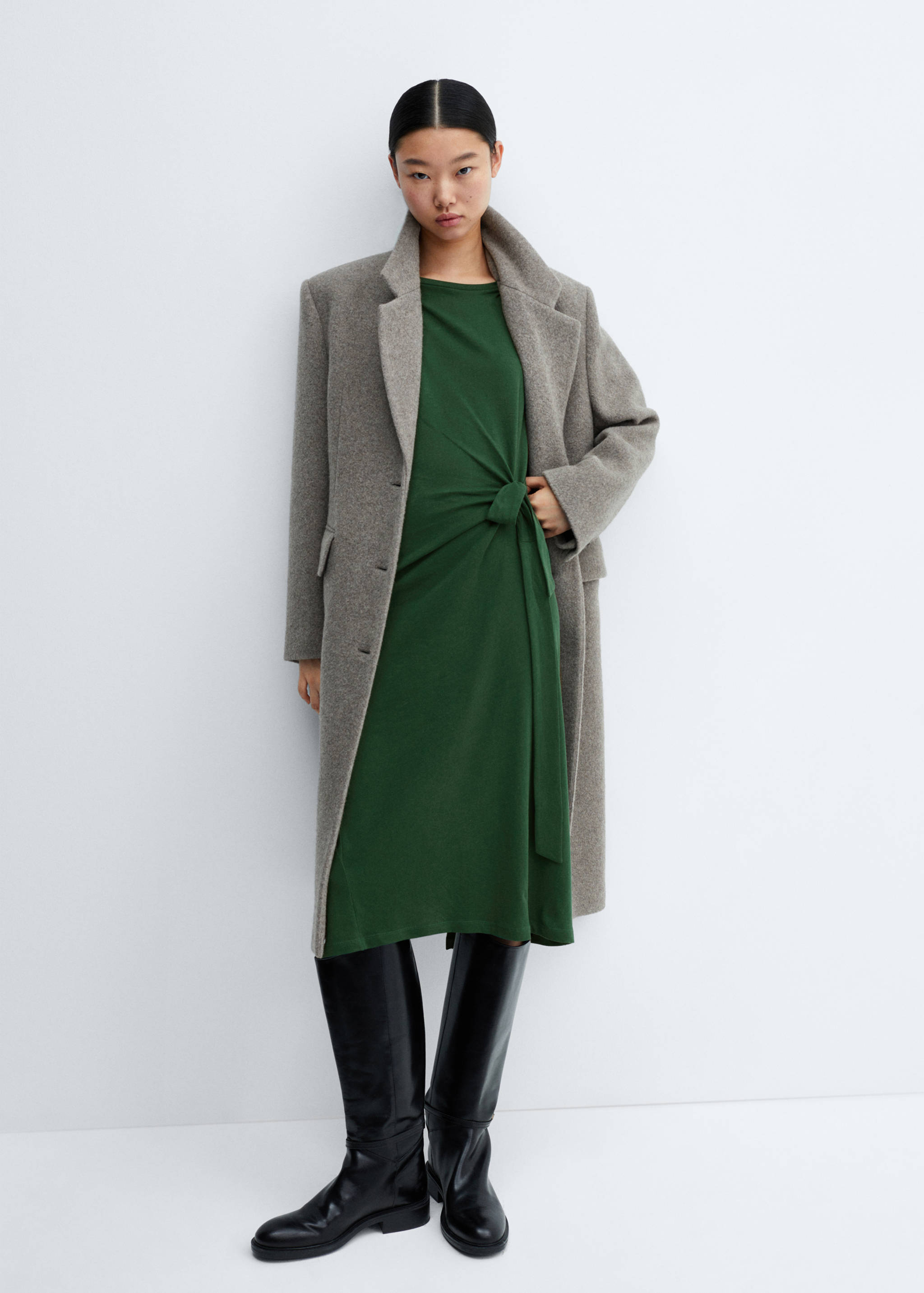 Bow cut-out detail dress - Details of the article 2