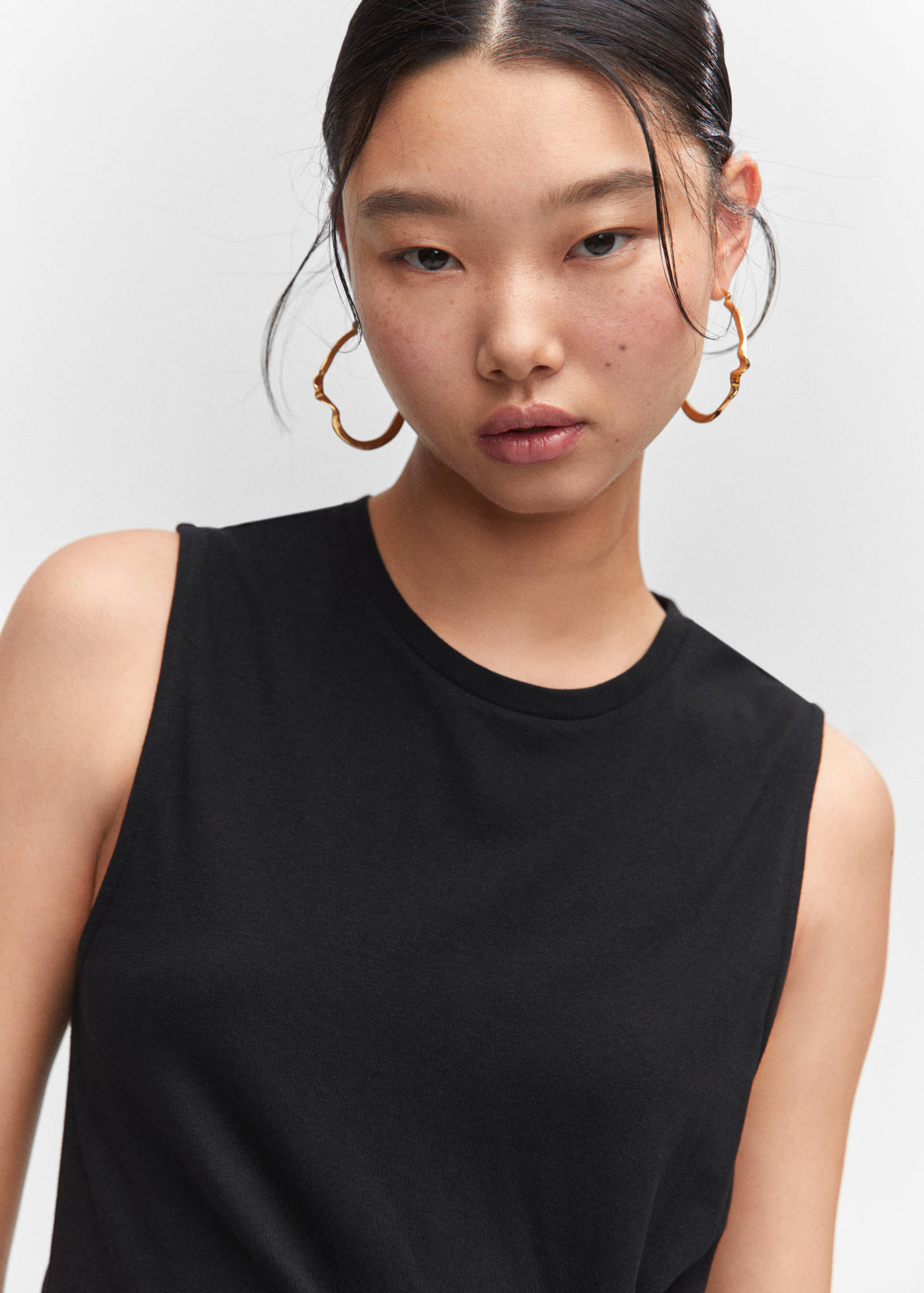 Bow cut-out detail dress - Details of the article 1