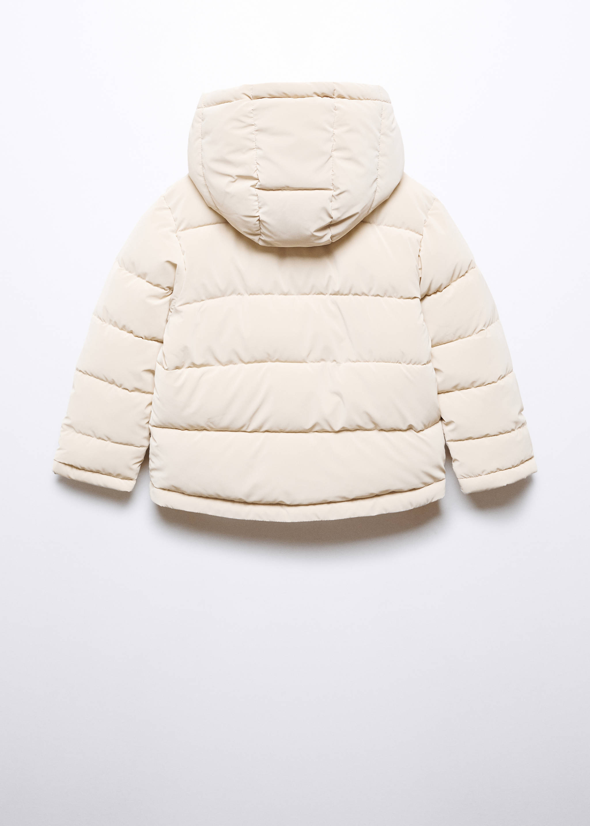 Hood puffer coat - Reverse of the article
