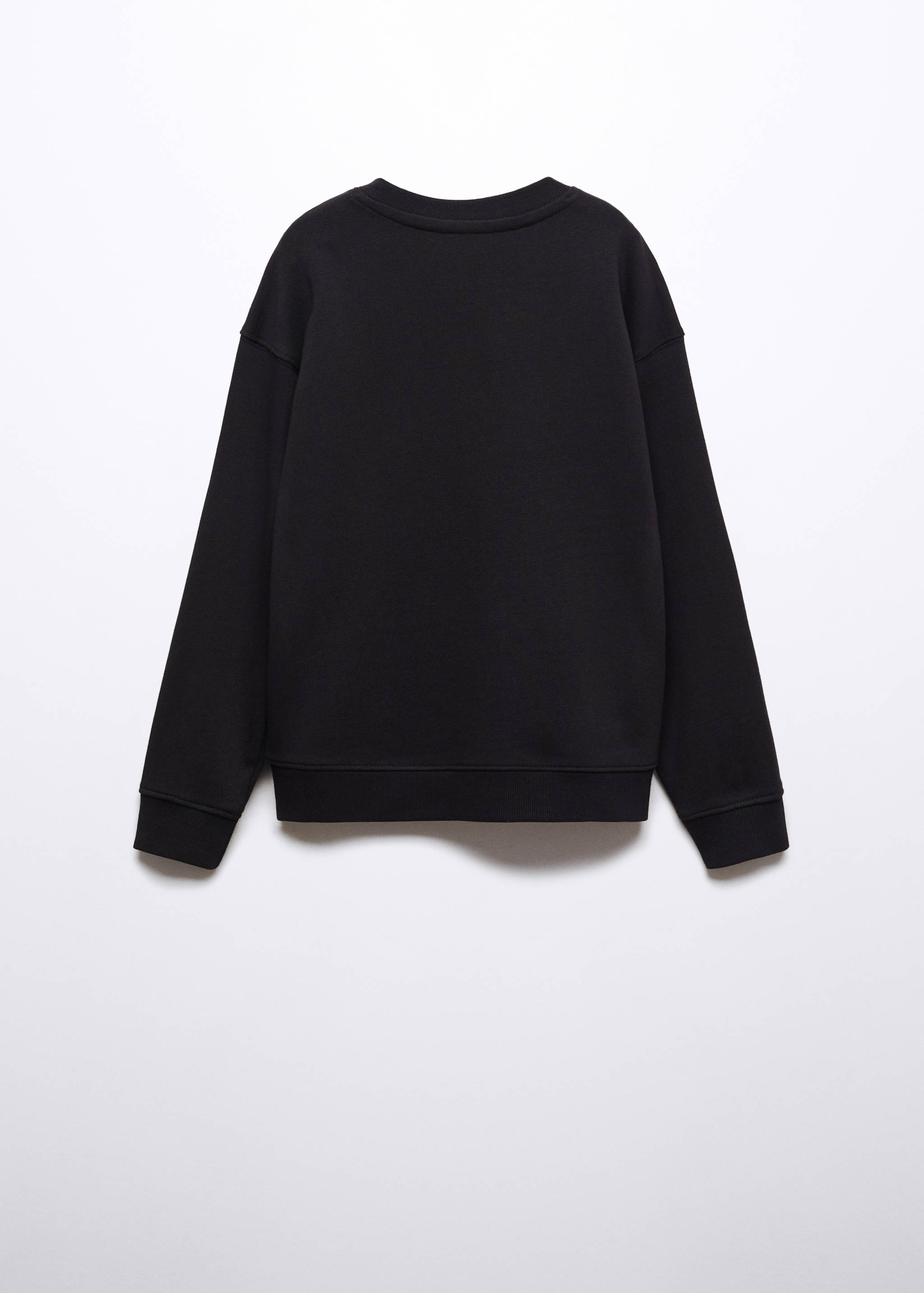 Sweat-shirt tissu éponge message - Verso de l’article