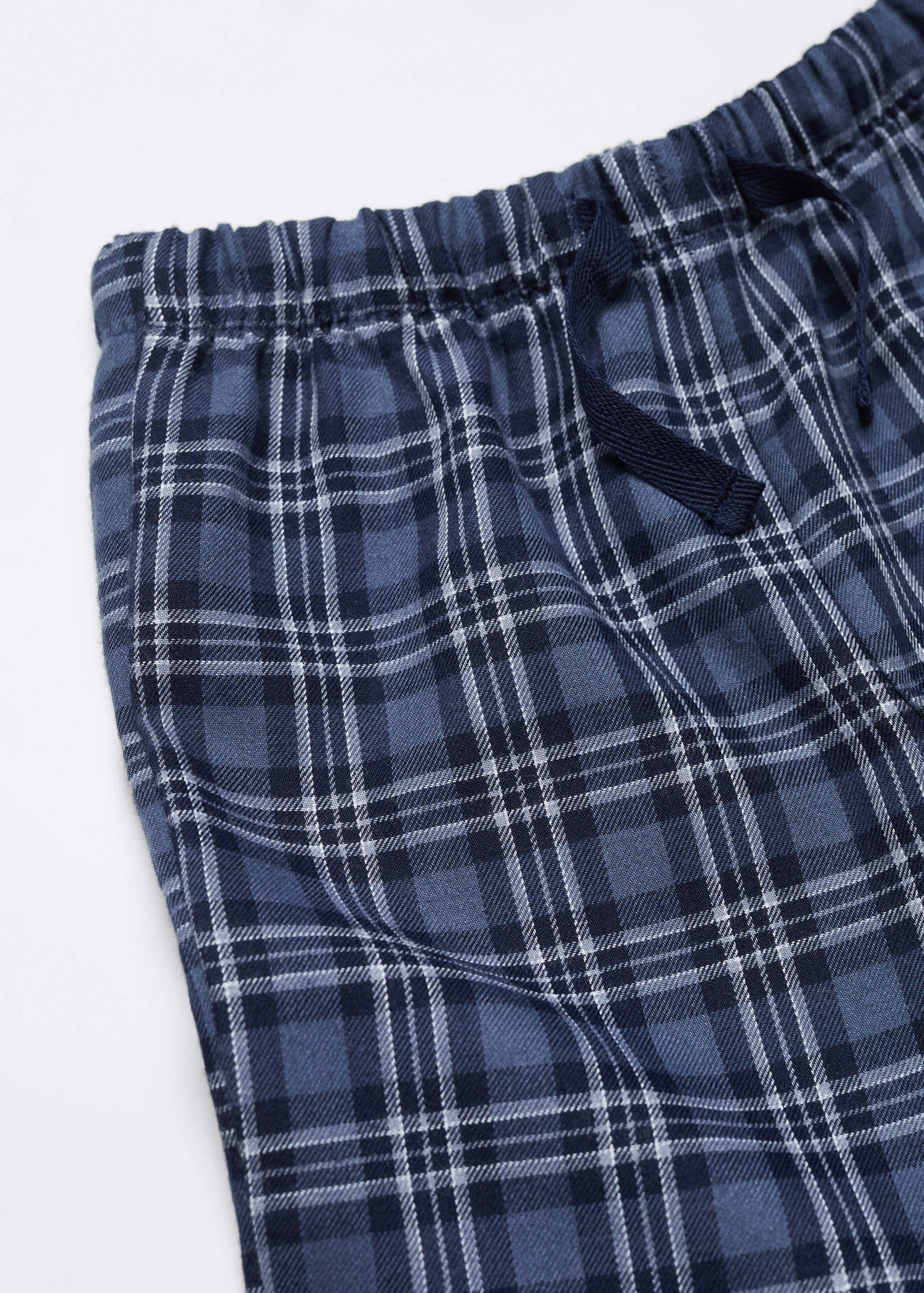Two-pieces check long pyjamas - Details of the article 0