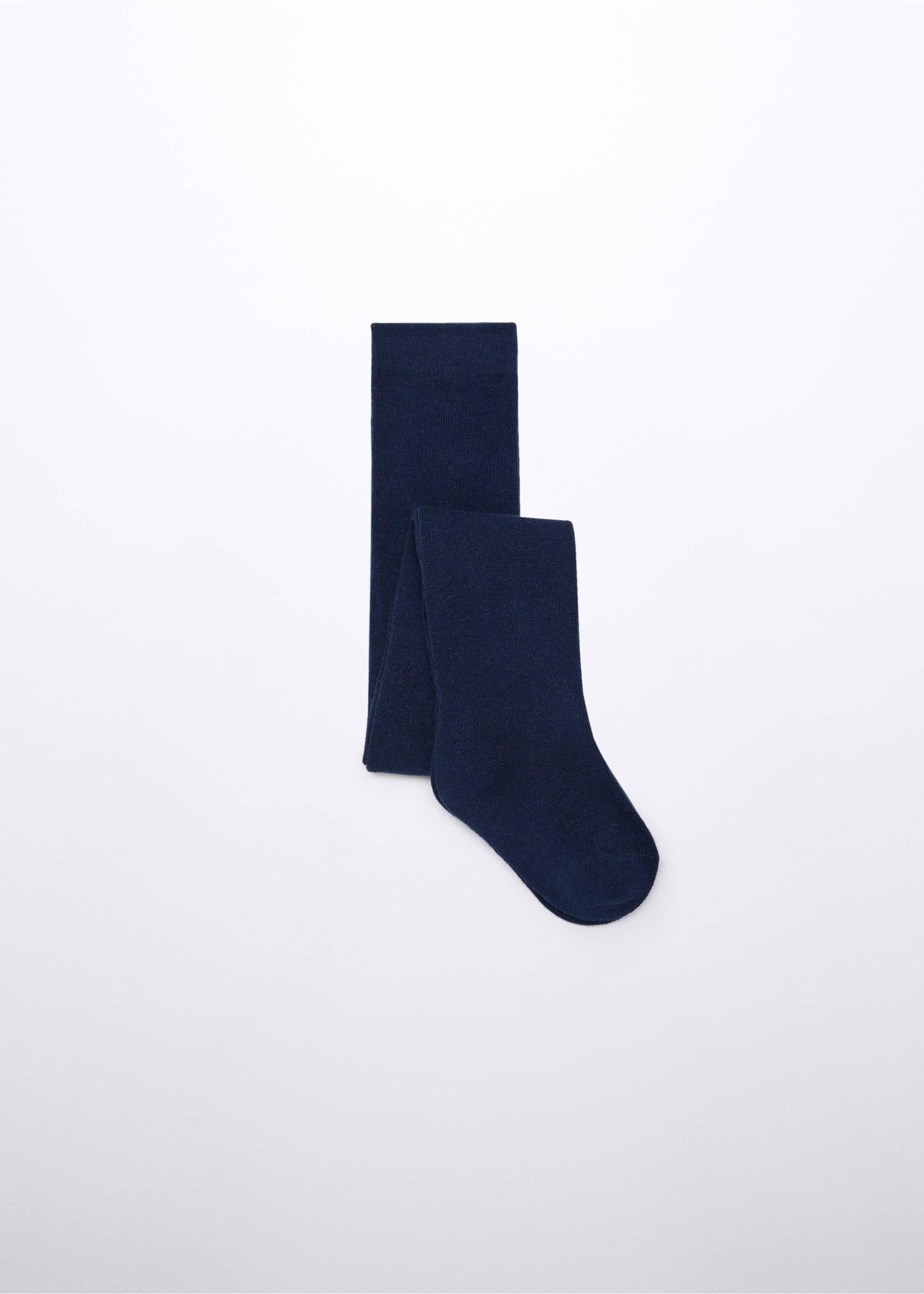 Collants coton - Verso de l’article, Bleu marine. Ref: 57054766-00.