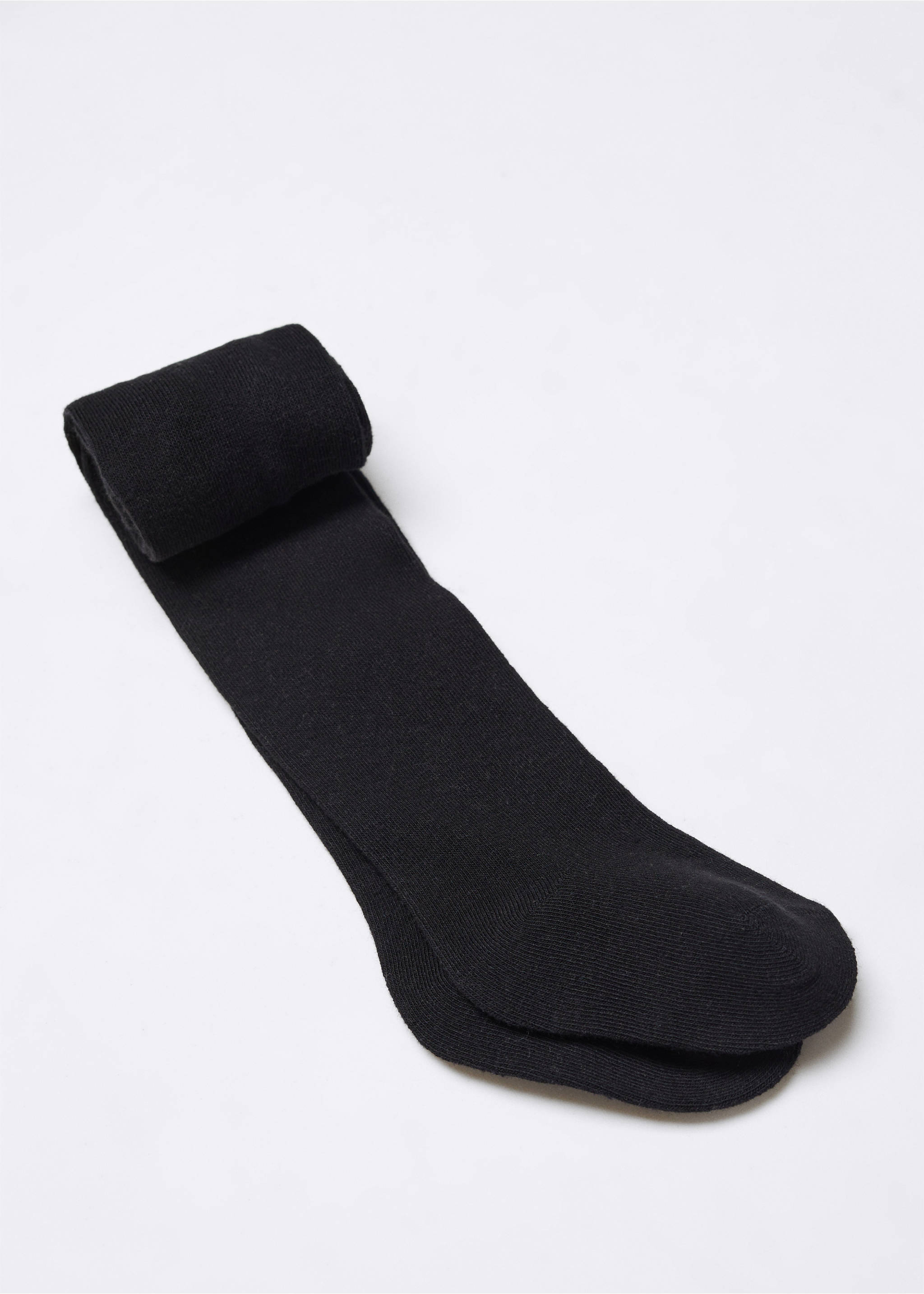 Cotton stockings - Details of the article 8, Black. Ref: 57054766-00.