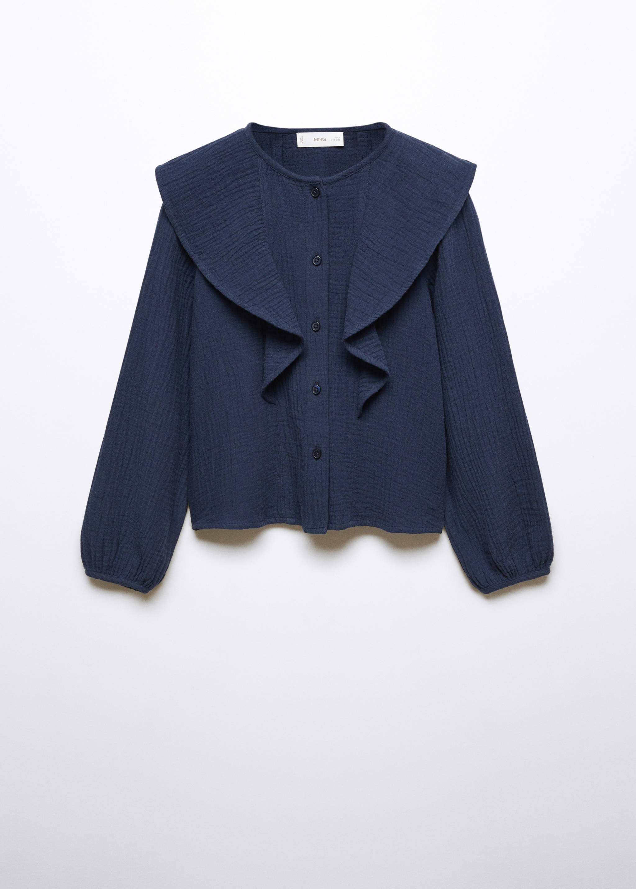 Ruffled cotton blouse - Article without model