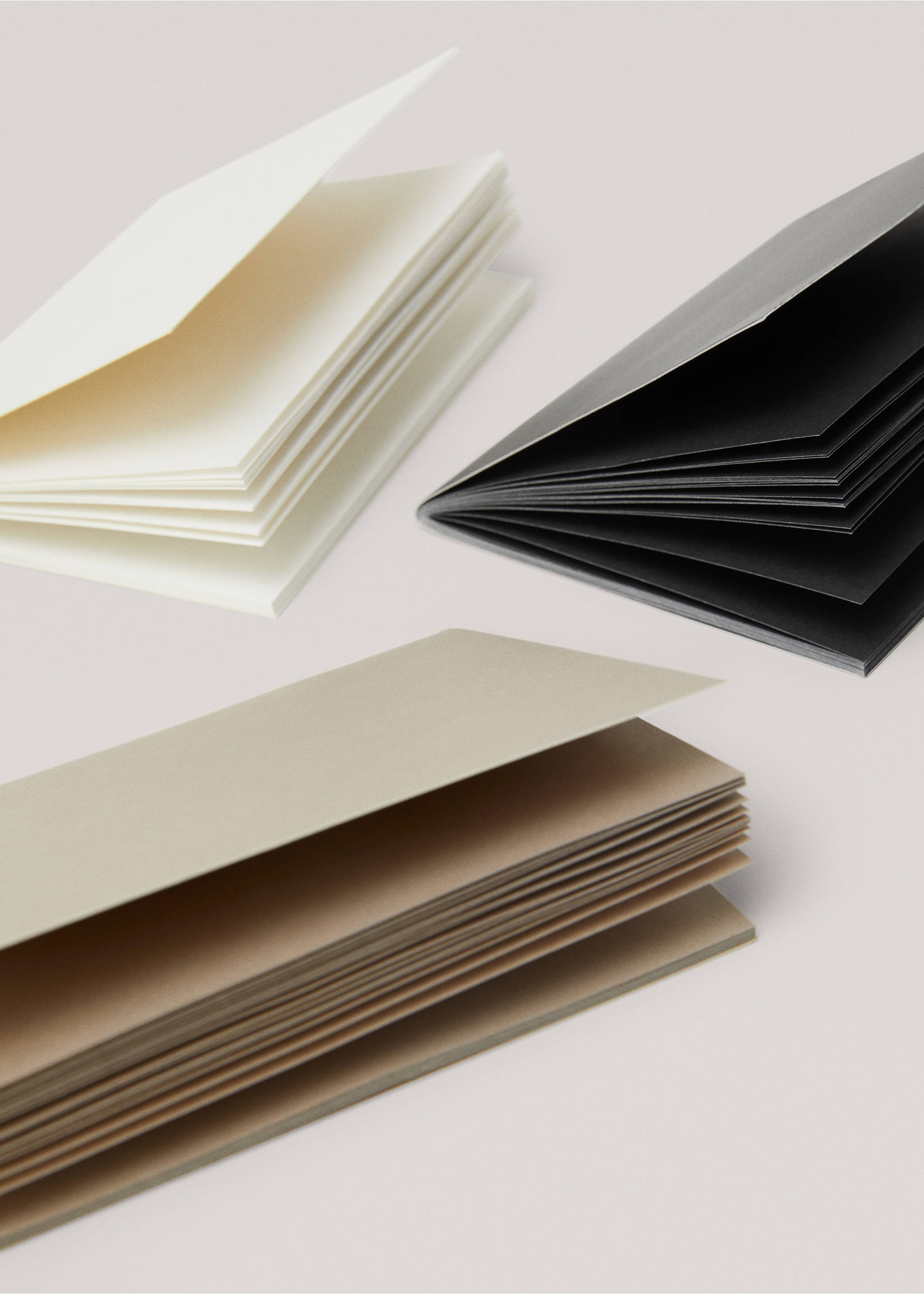 Balení 3 bloků 21 x 14 cm - Detail zboží 3, Béžová. Ref: 57055143-00.