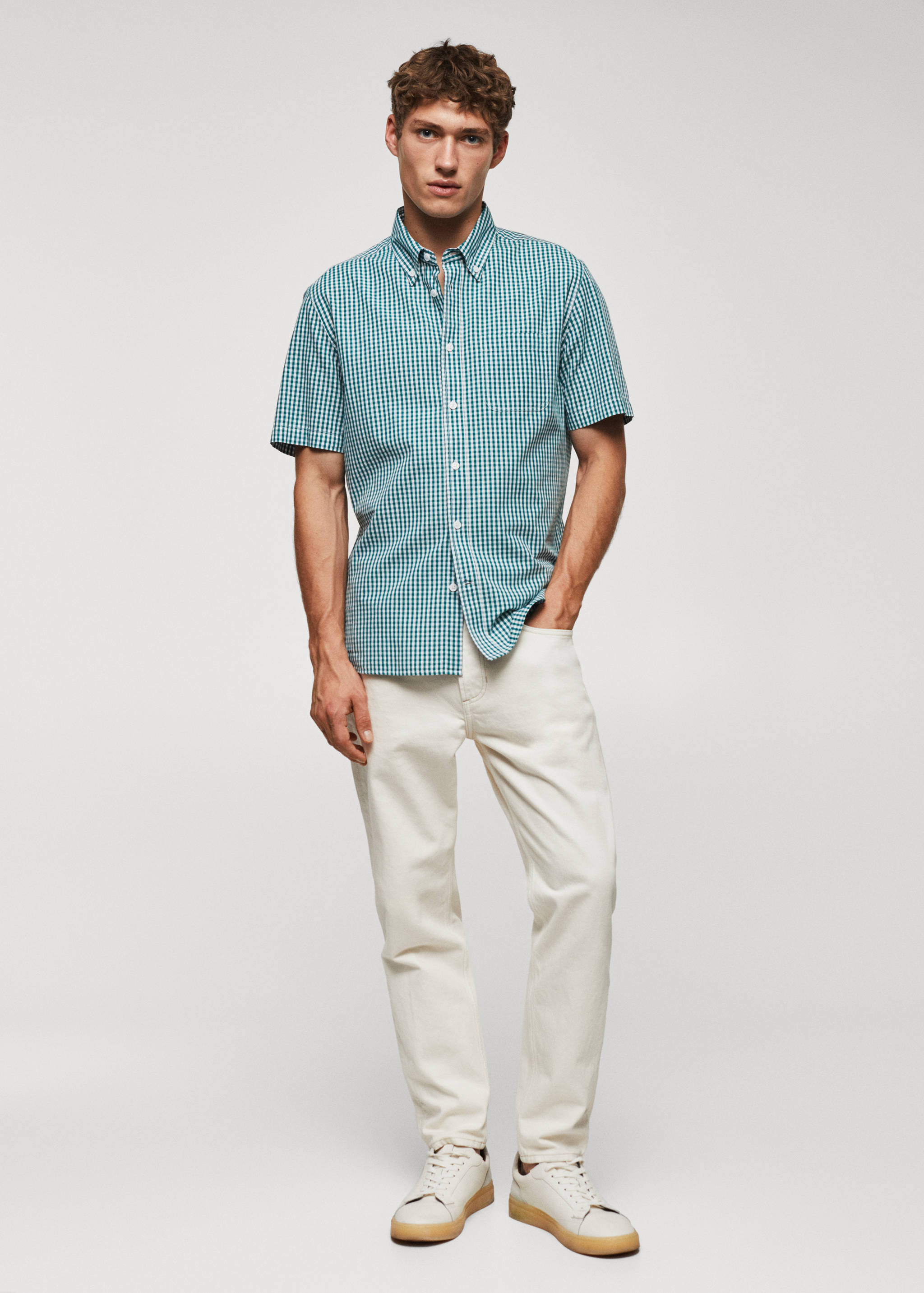 100% cotton printed shirt - General plane