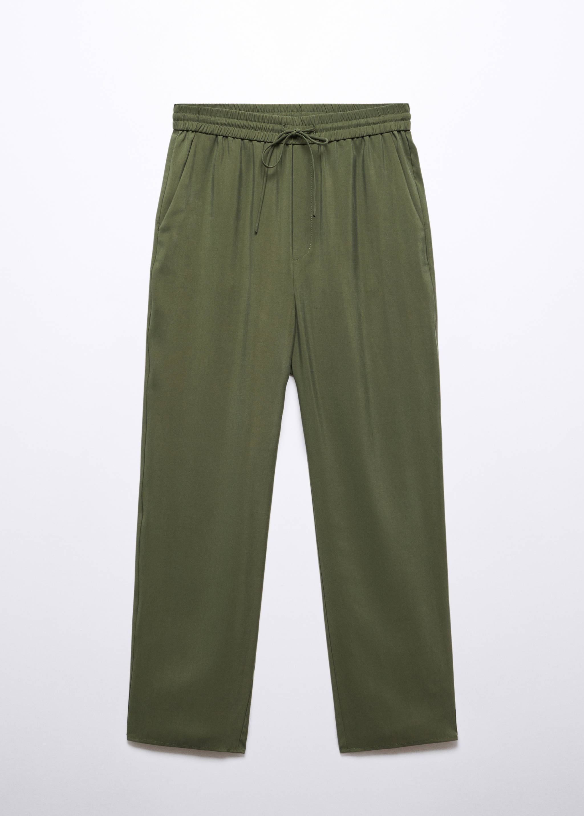 Drawstring waist modal trousers - Article without model