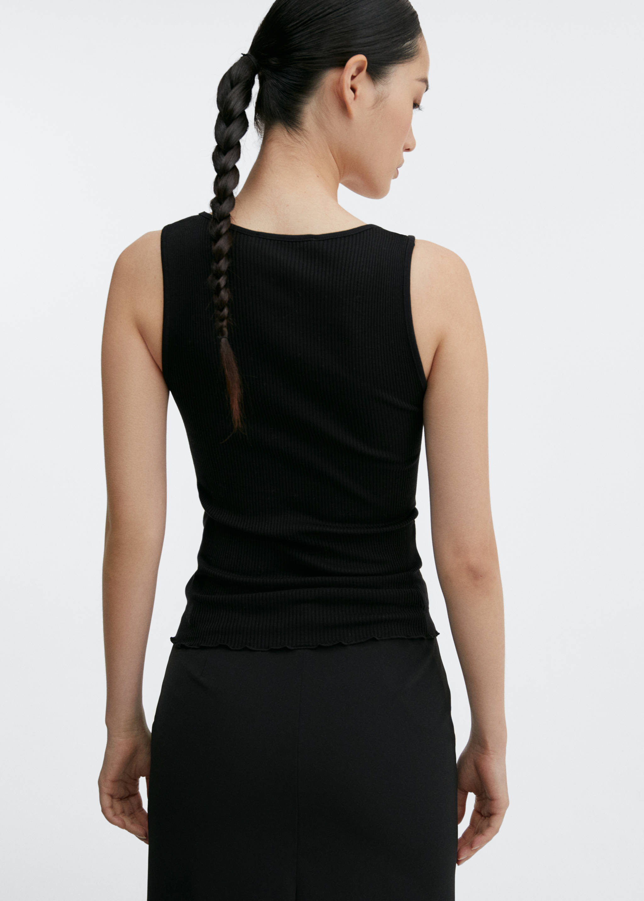 Top soie de mûrier - Verso de l’article