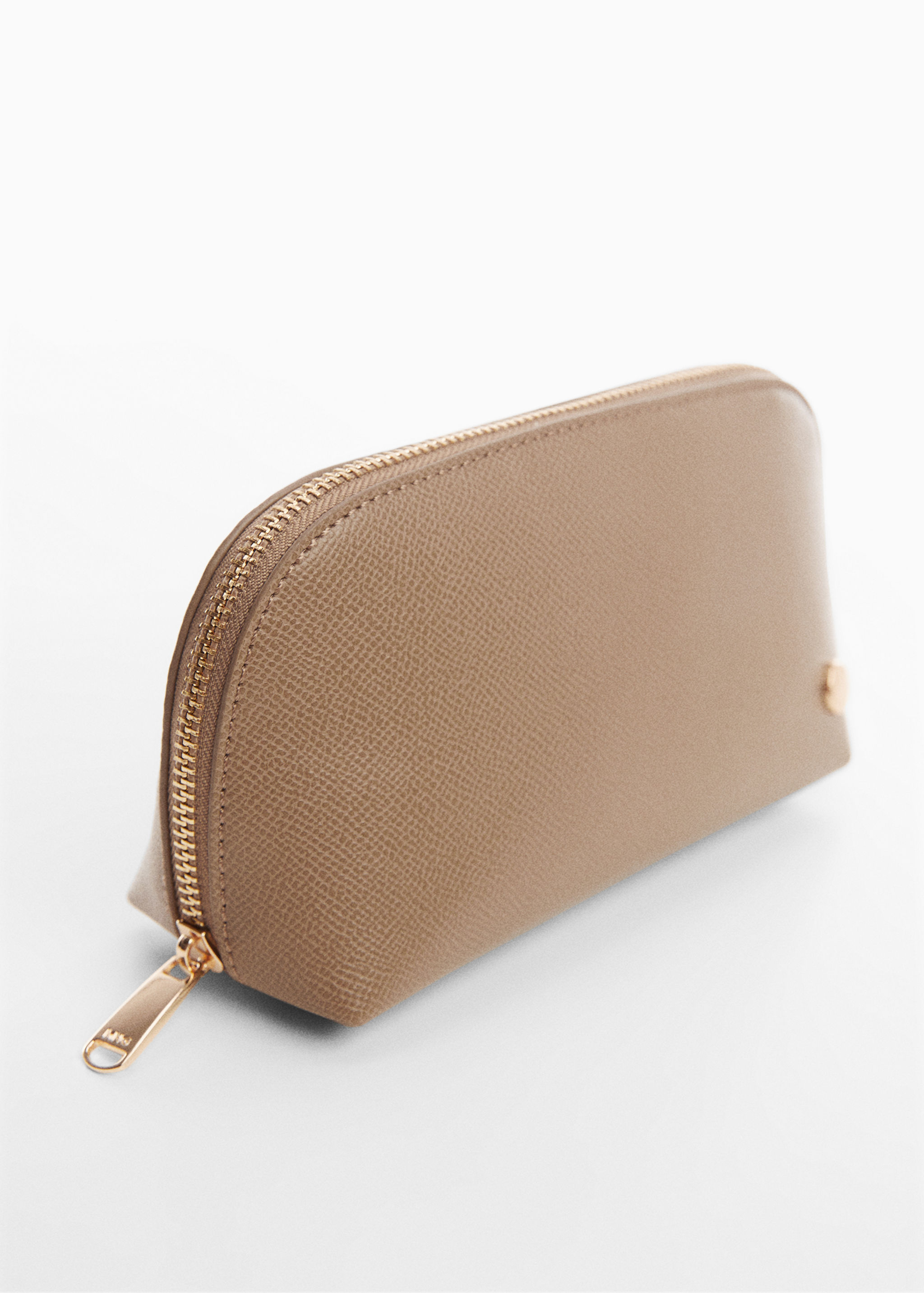 Saffiano-effect cosmetic bag - Medium plane