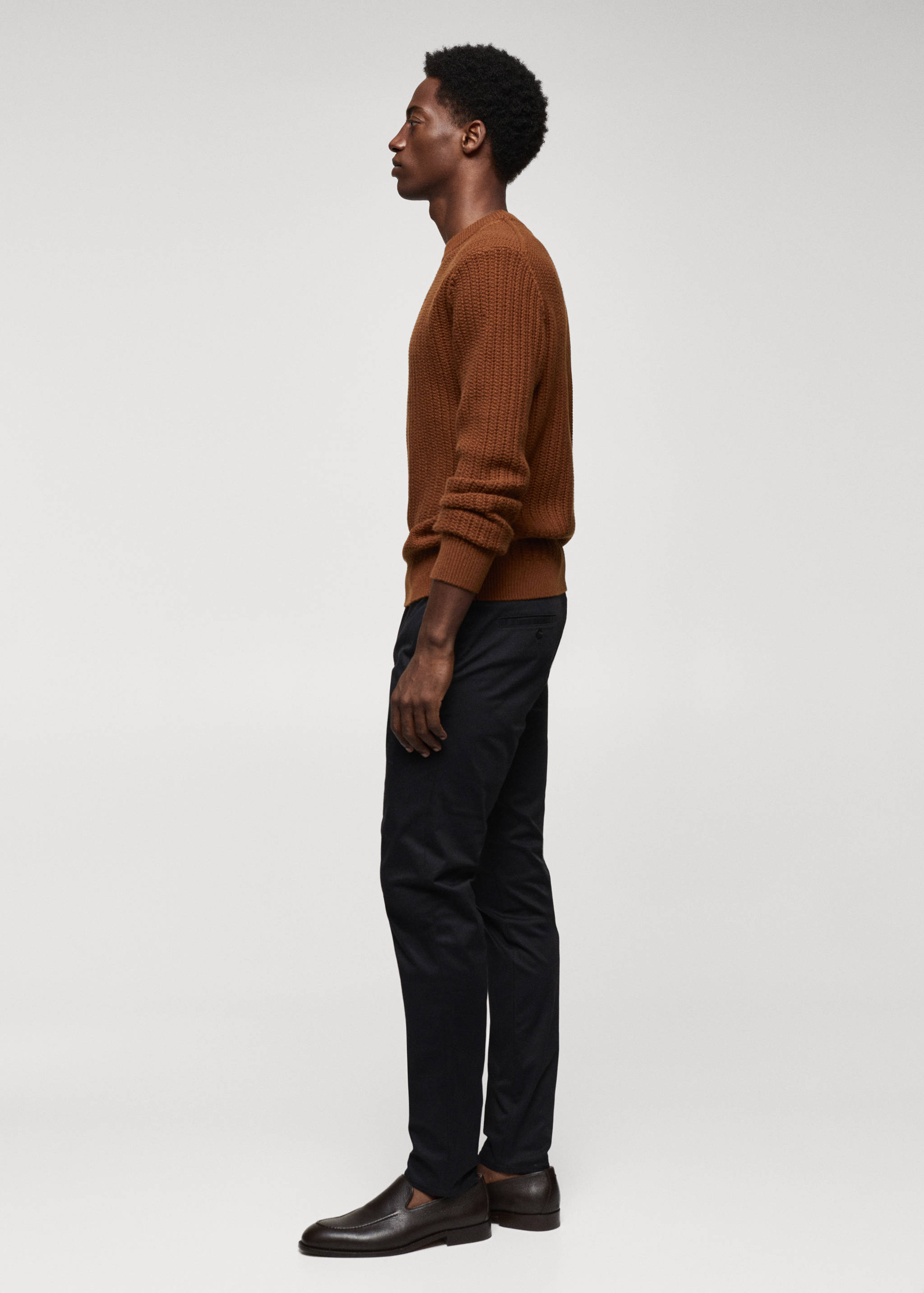 Skinny cotton chino trousers - Details of the article 2