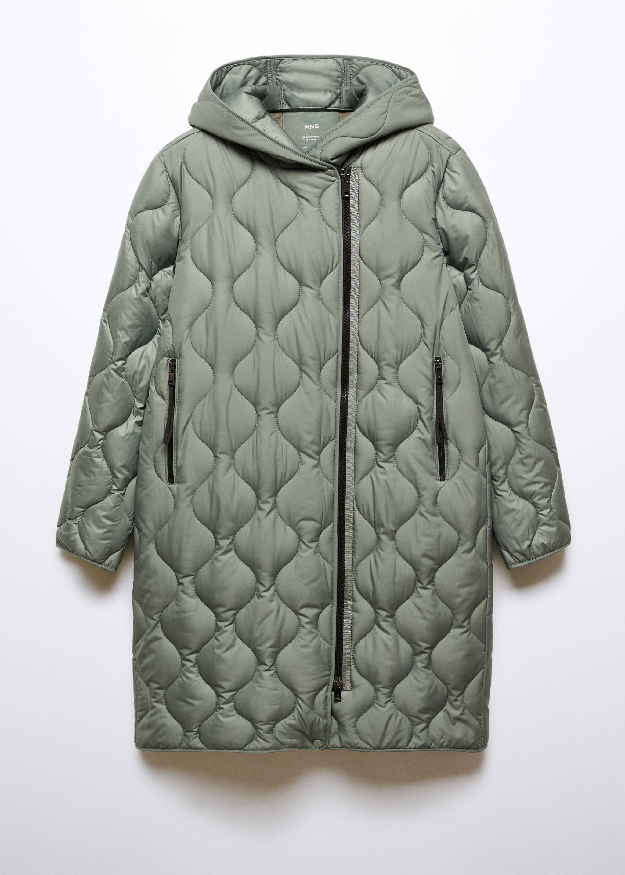 Hood puffer coat - Article without model