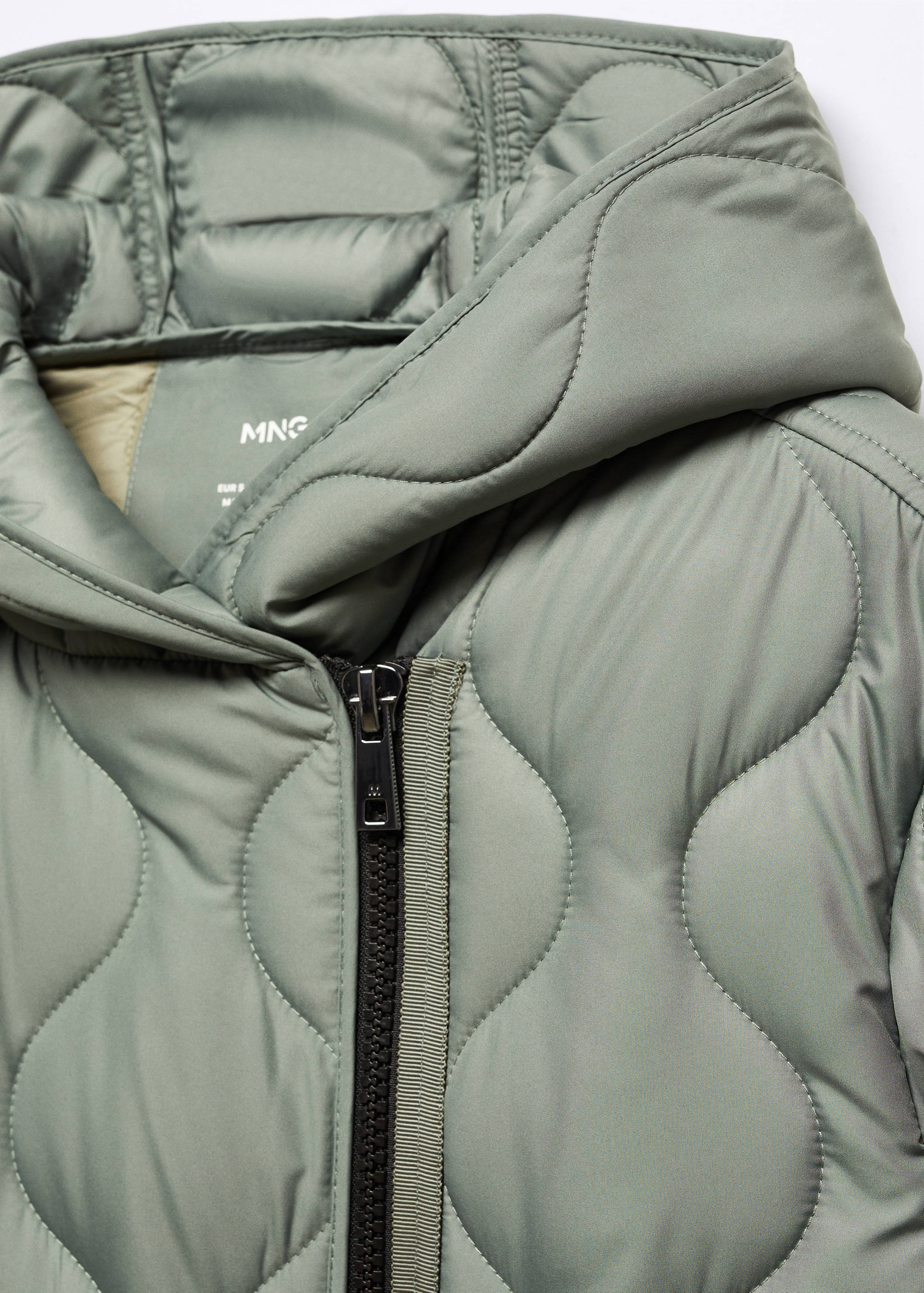 Hood puffer coat - Details of the article 8