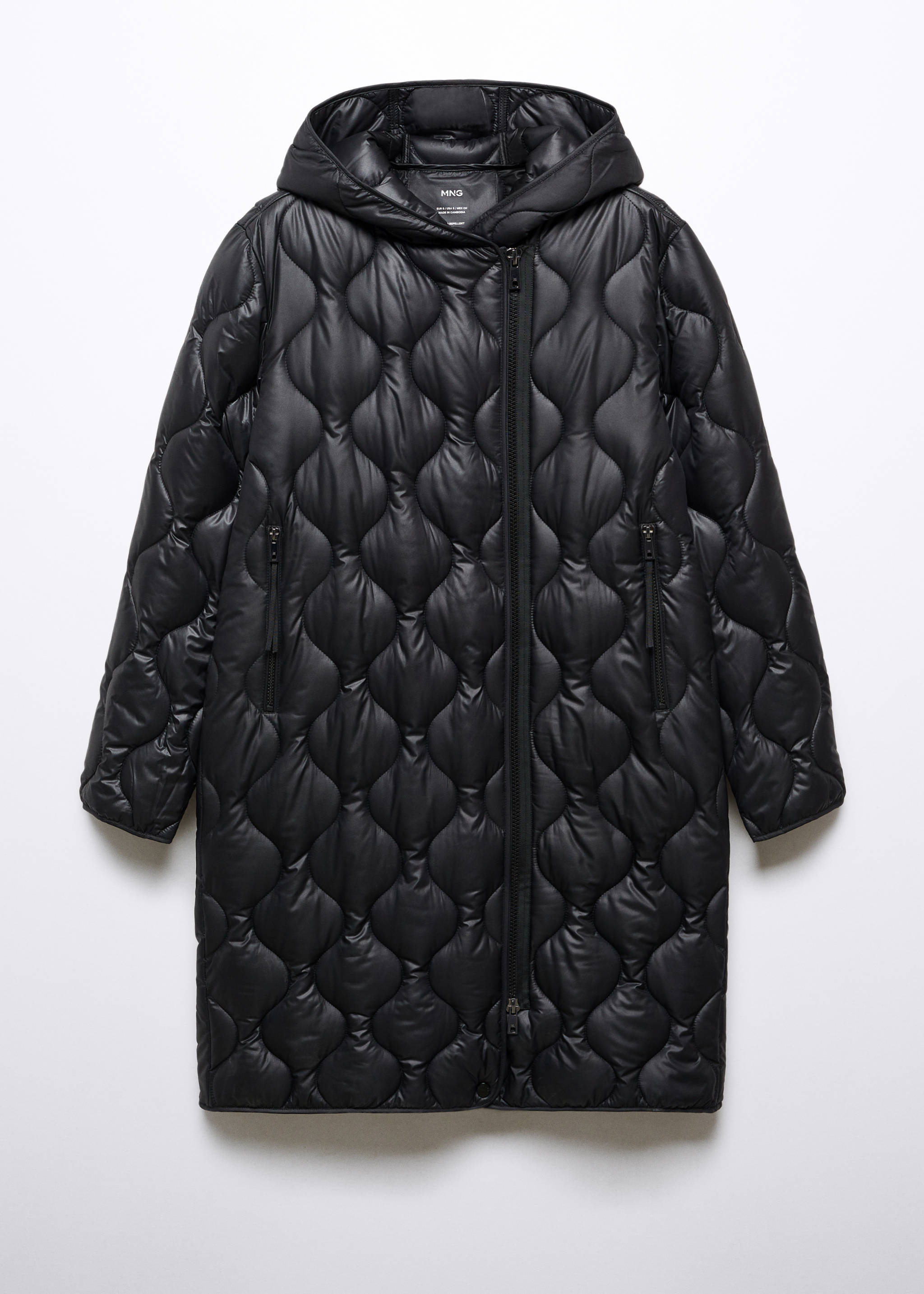 Hood puffer coat - Article without model