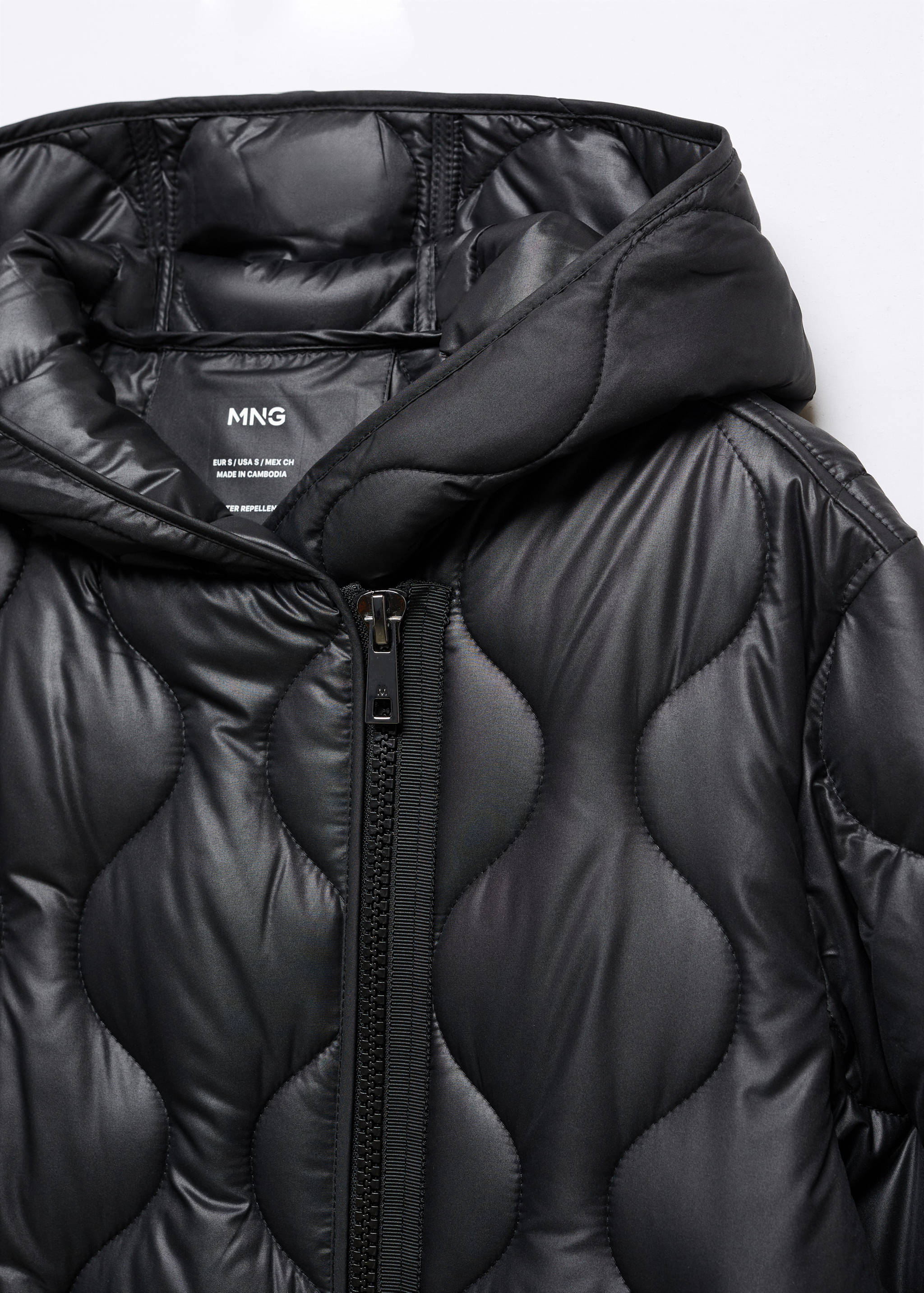 Hood puffer coat - Details of the article 8