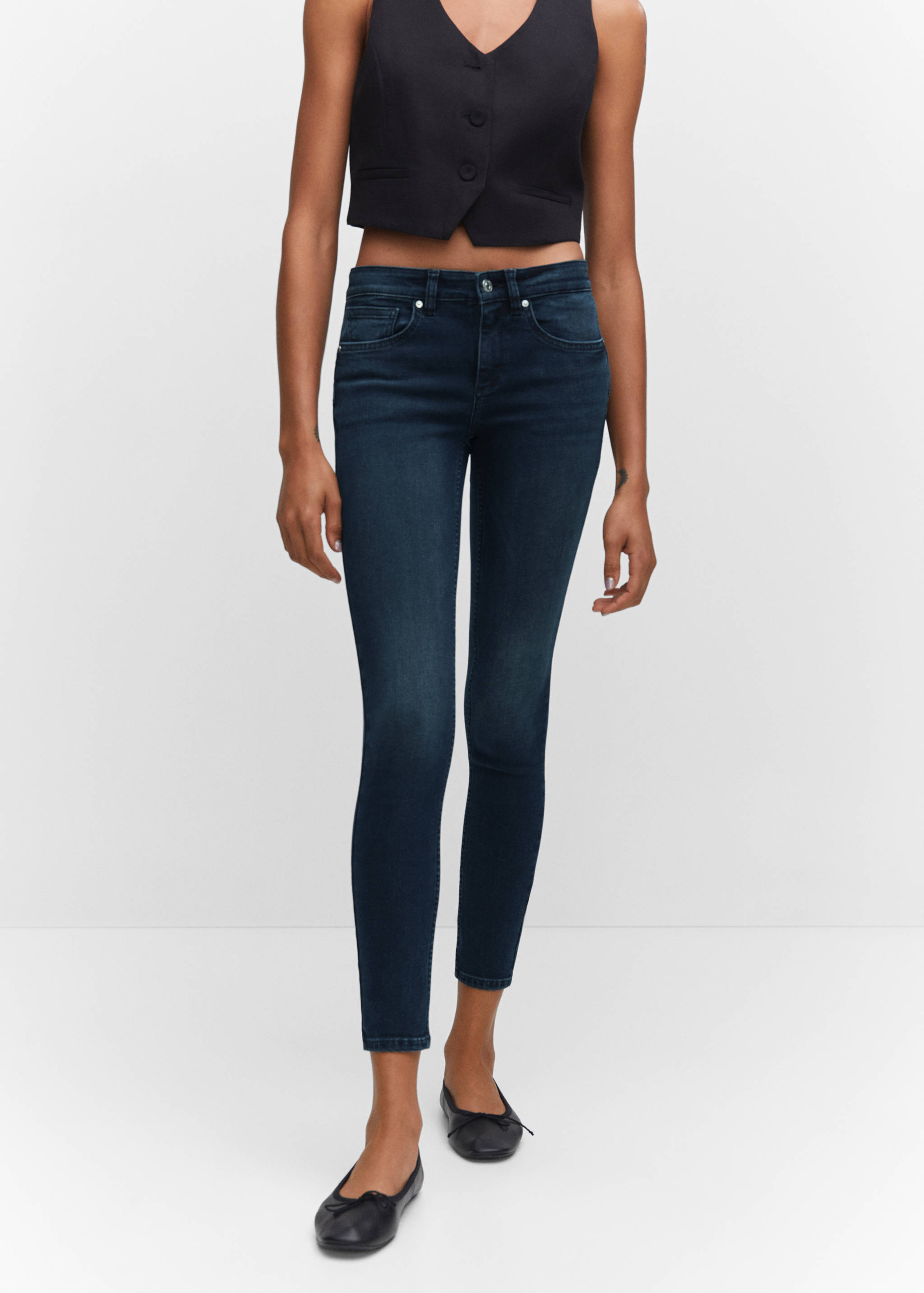 Skinny push-up jeans - Medium plane