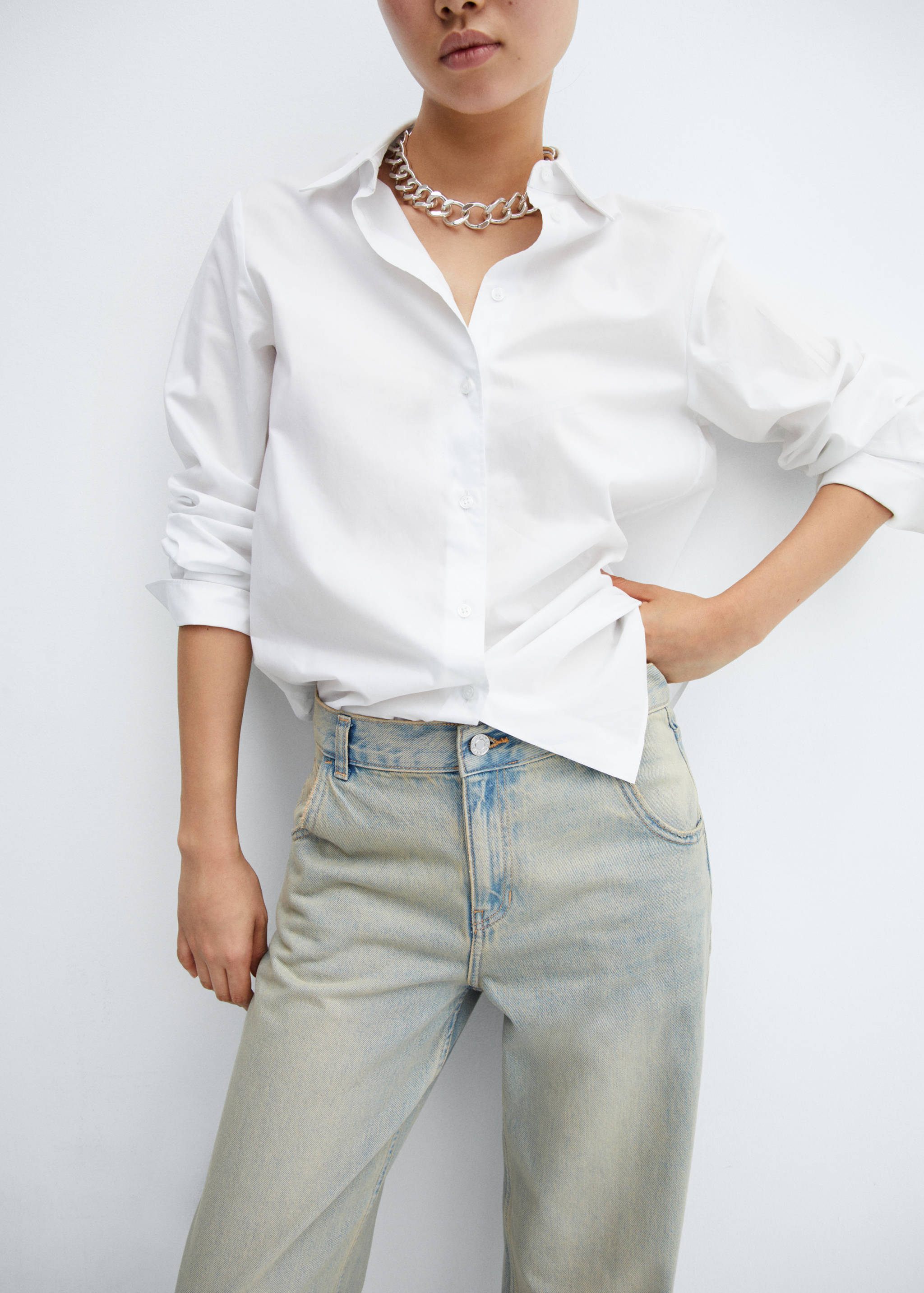 Jeans wide leg tiro bajo - Detalle del artículo 6