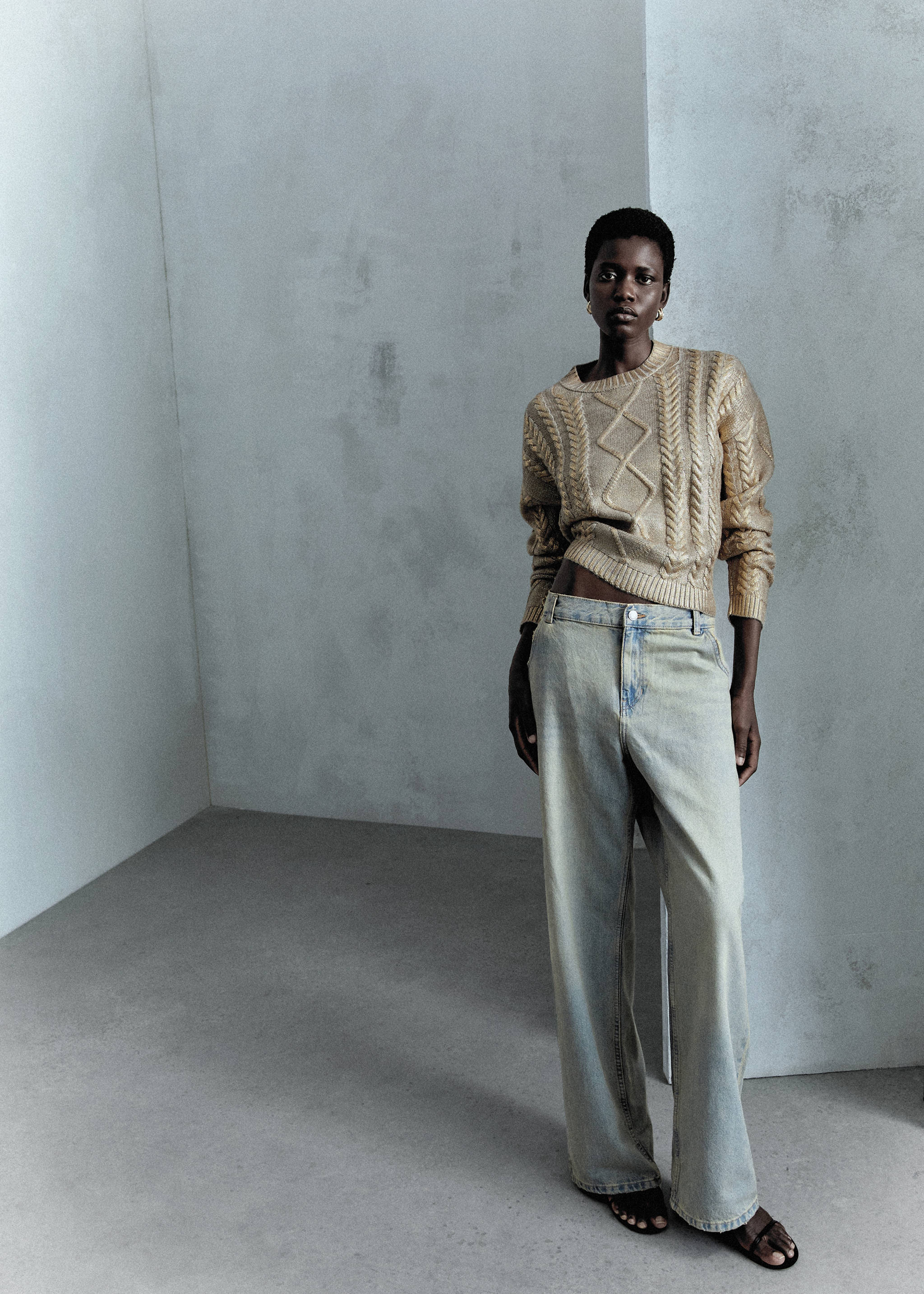 Jeans wide leg tiro bajo - Detalle del artículo 7