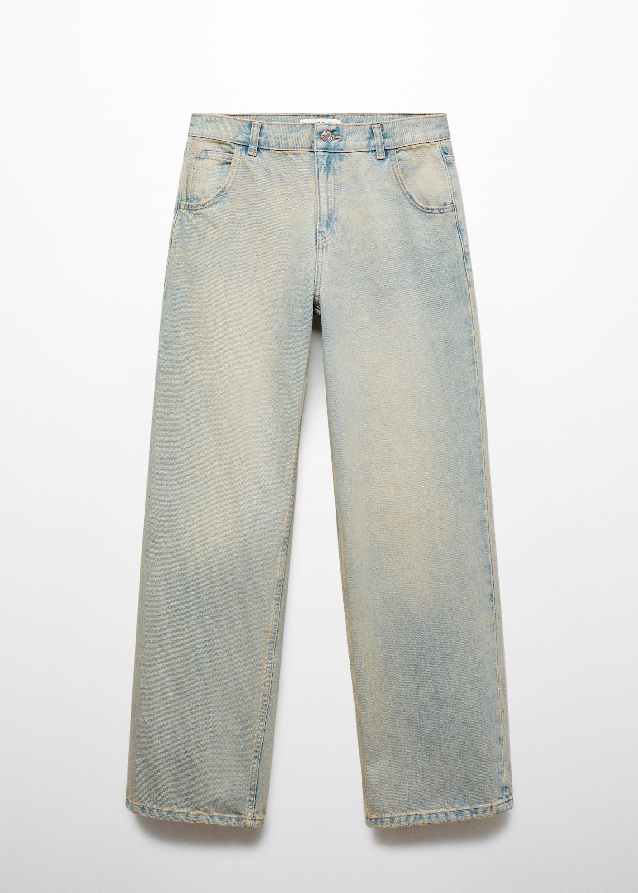 Jeans wide leg tiro bajo - Artículo sin modelo