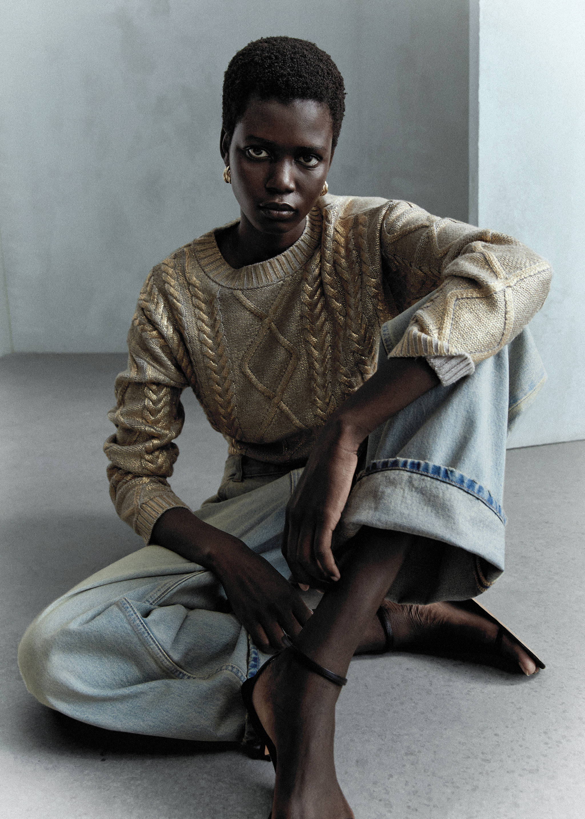 Jeans wide leg tiro bajo - Detalle del artículo 9