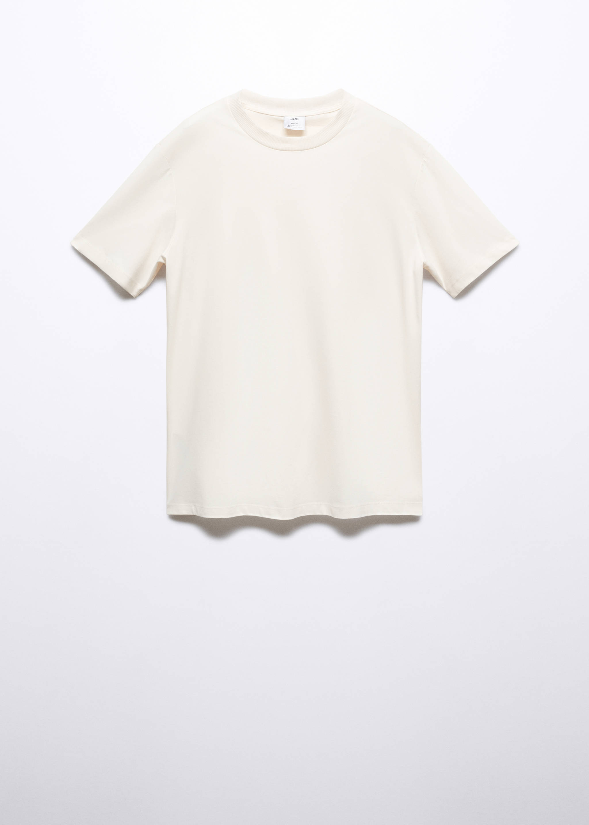 Basic-T-Shirt aus 100 % Baumwolle - Artikel ohne Model