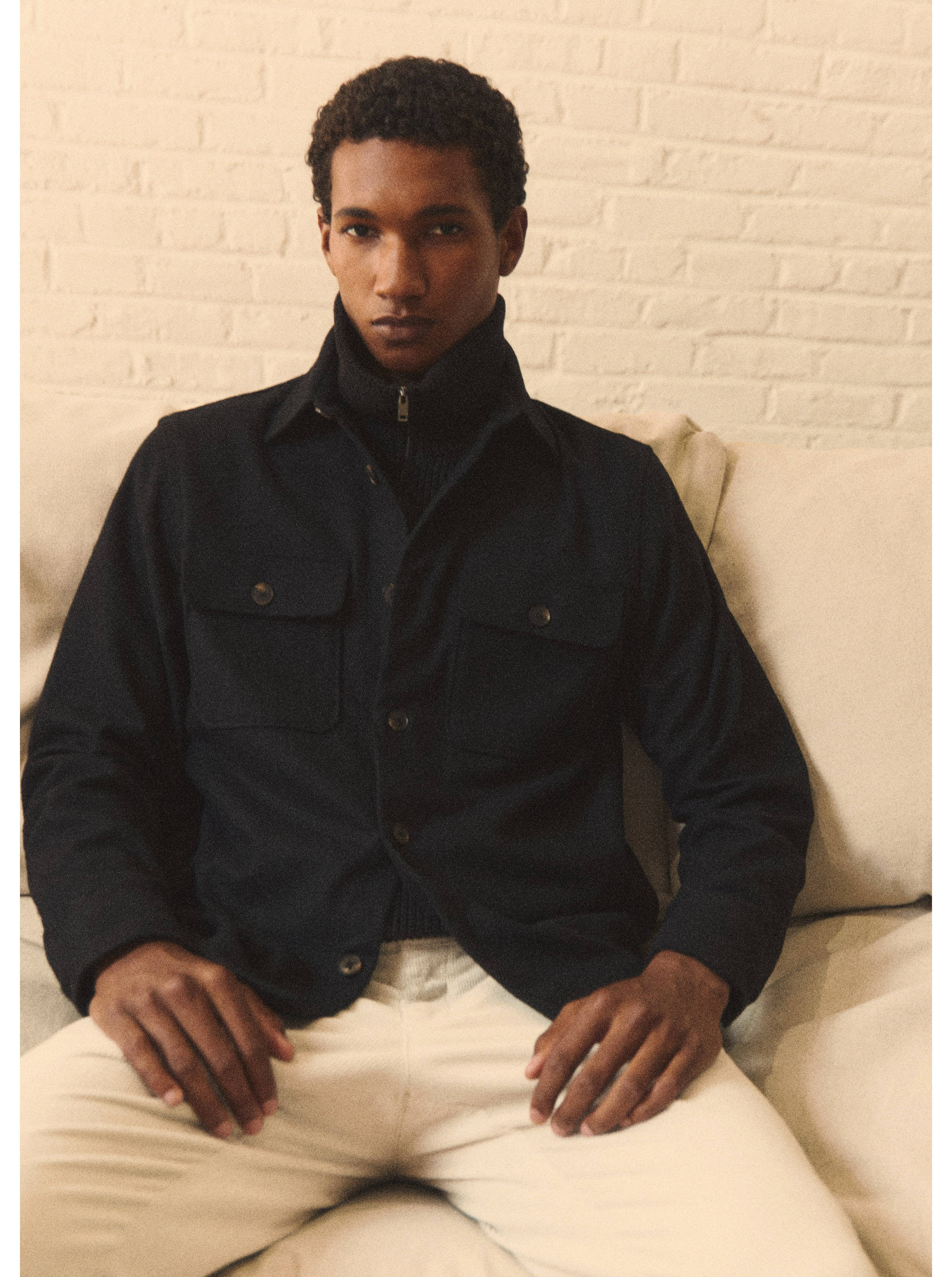 Woll-Overshirt mit Taschen - Detail des Artikels 5